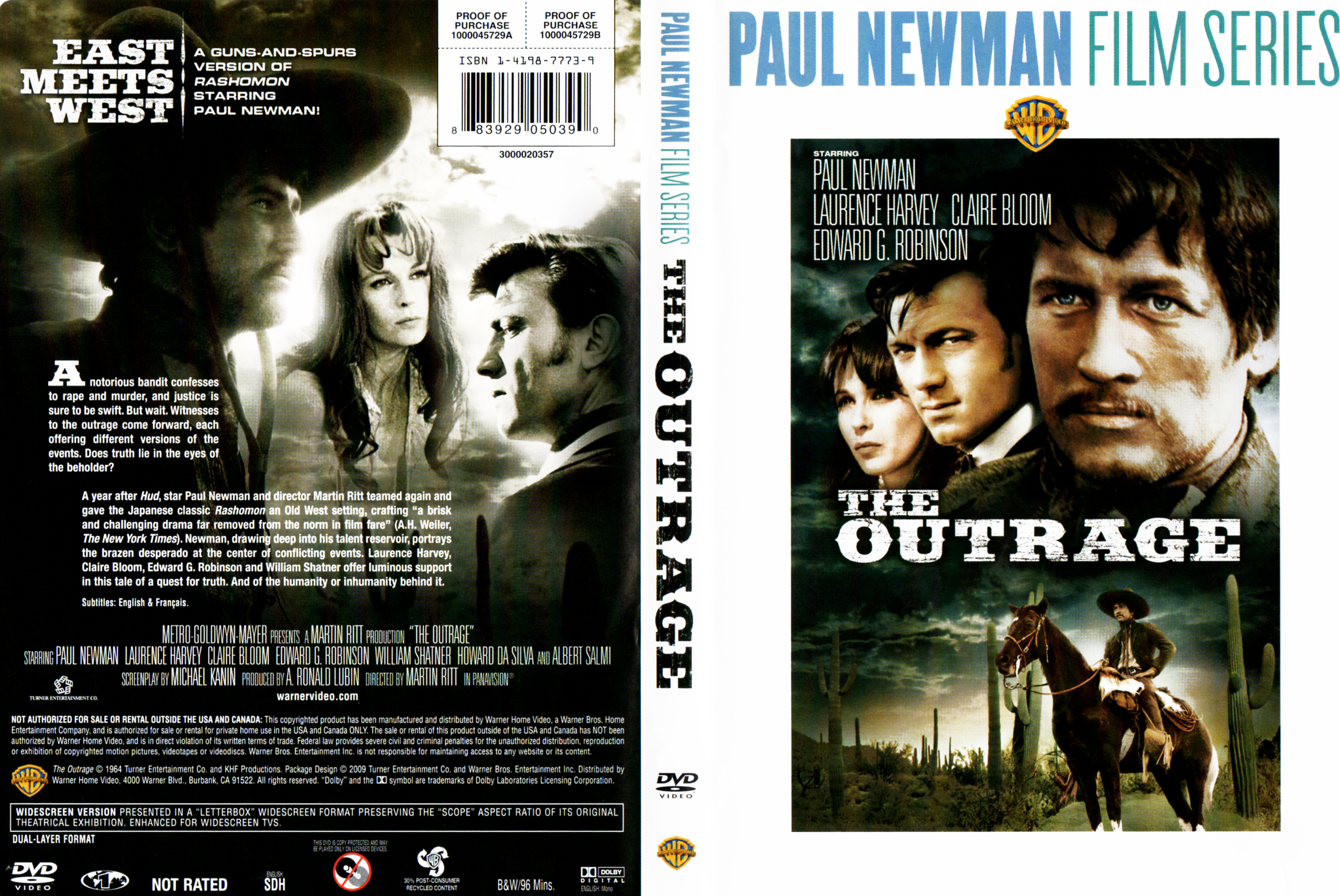 Jaquette DVD The outrage Zone 1