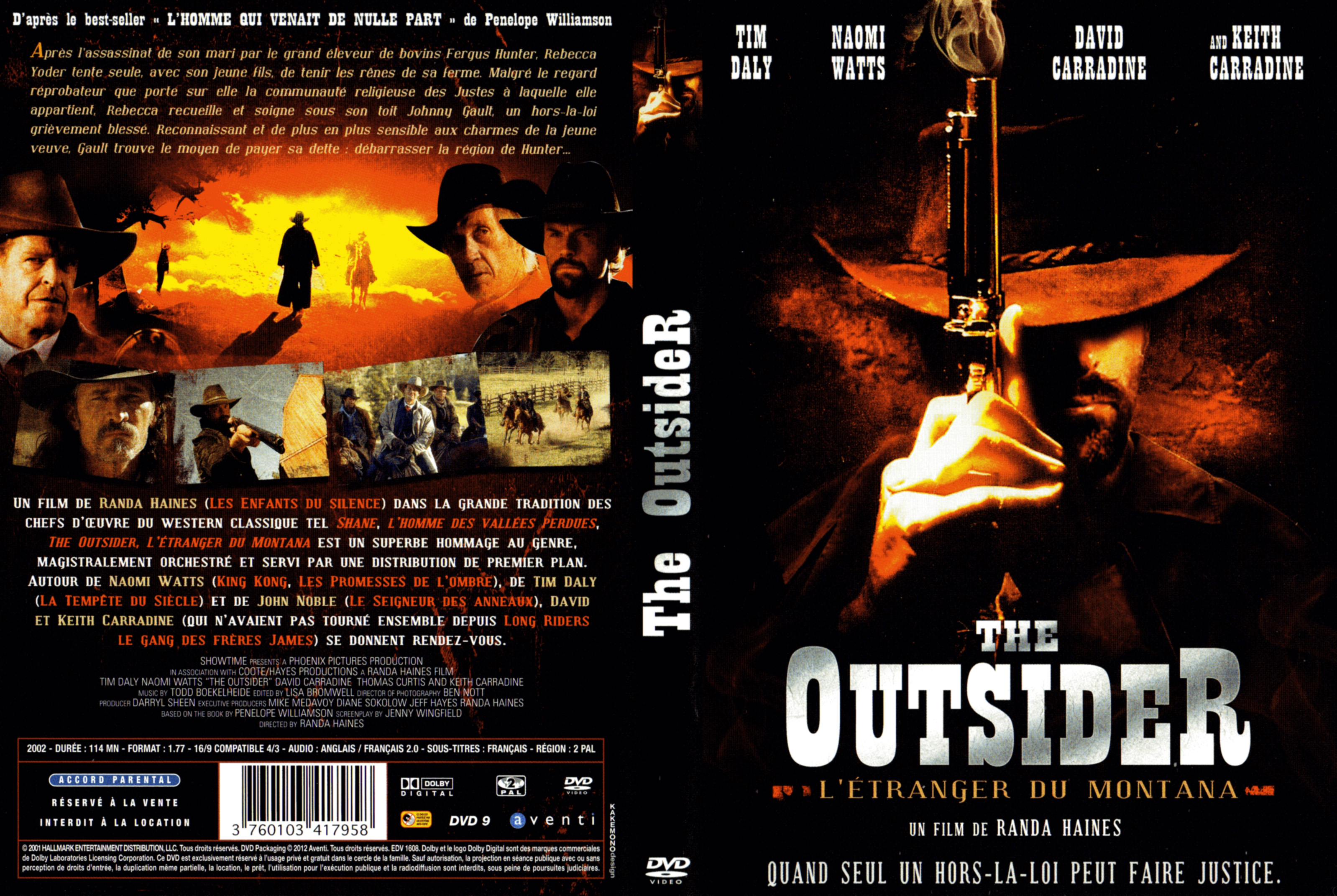 Jaquette DVD The outsider