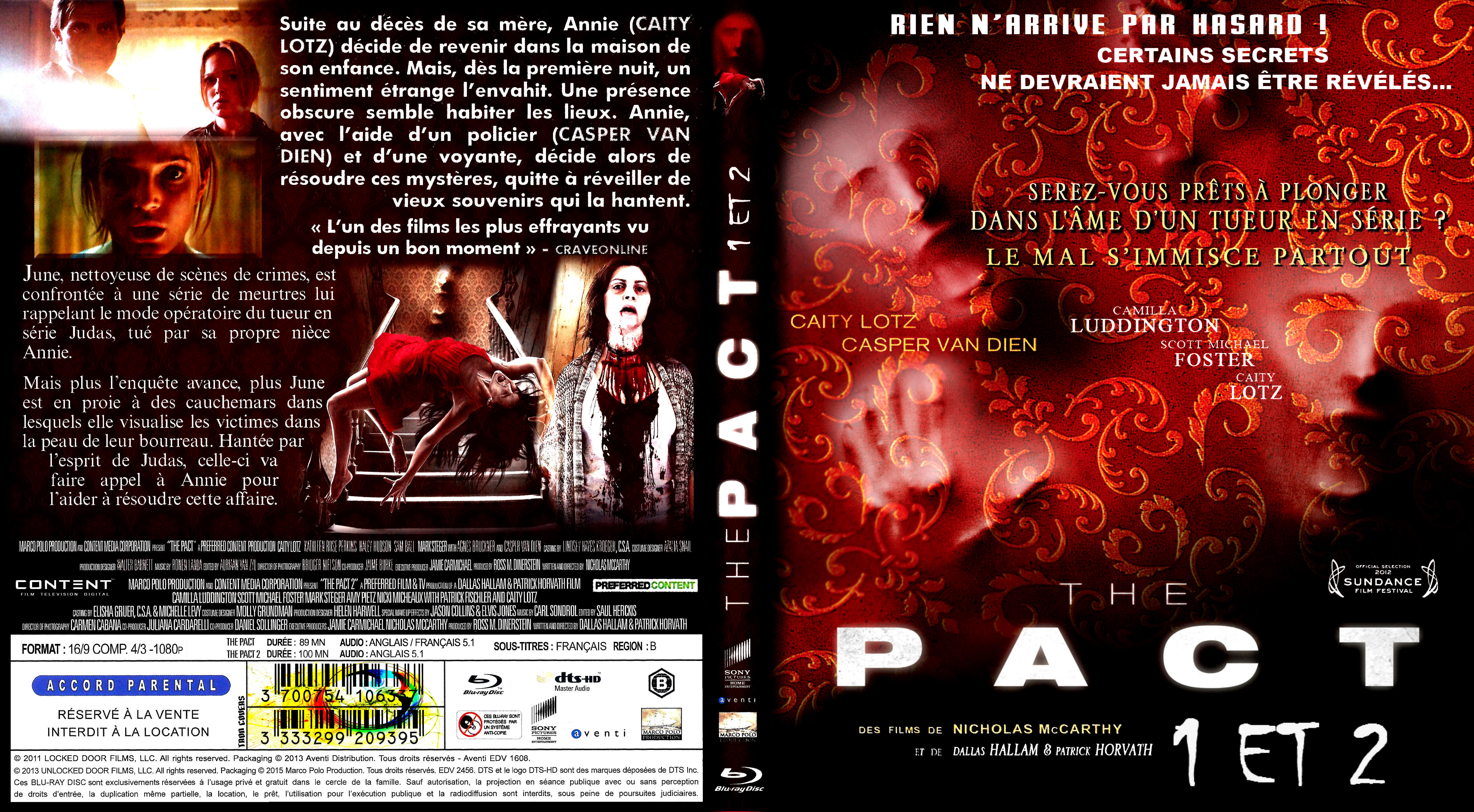Jaquette DVD The pact 1&2 coffret custom (BLU-RAY)