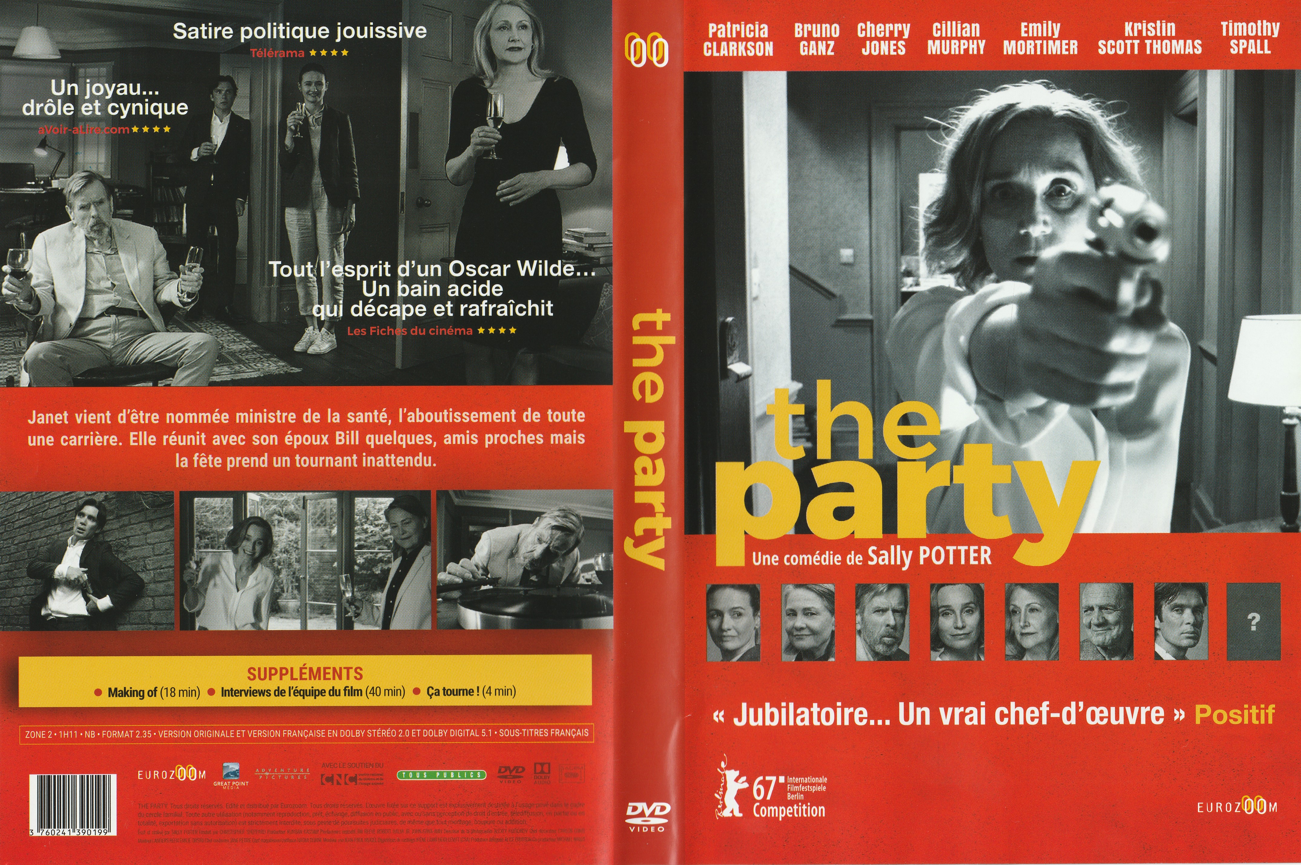 Jaquette DVD The party (2017)