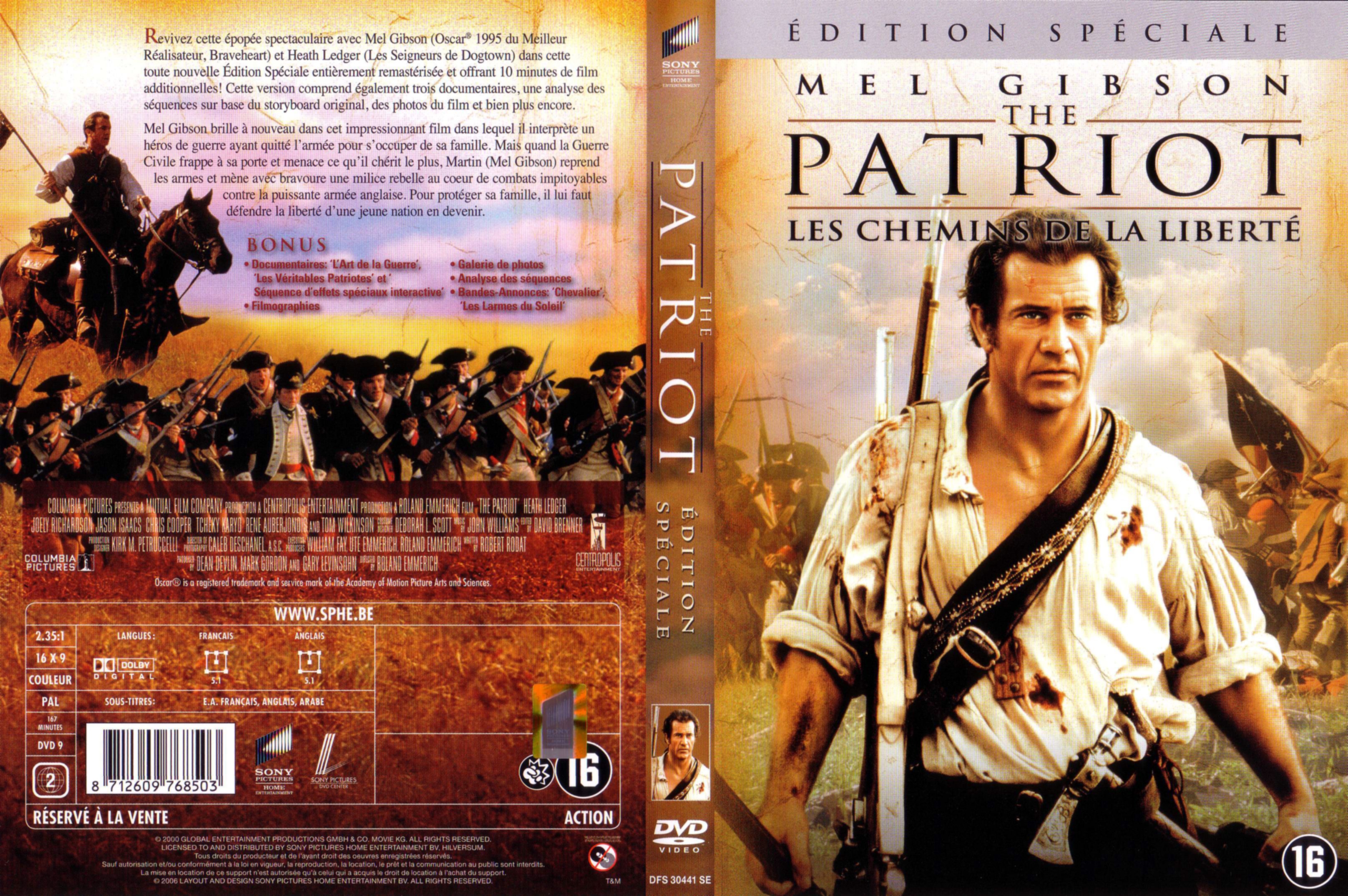 Jaquette DVD The patriot v3