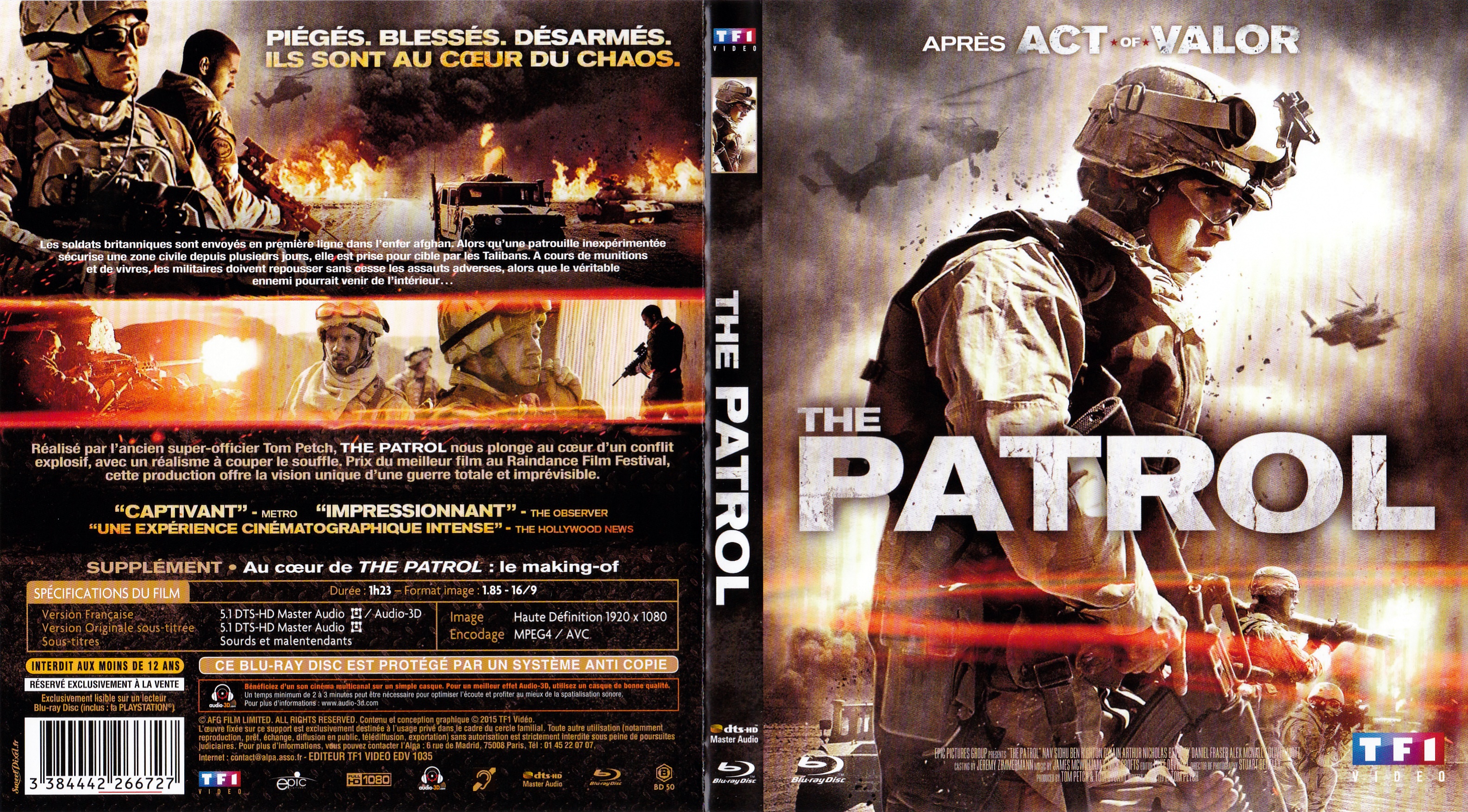 Jaquette DVD The patrol (BLU-RAY)
