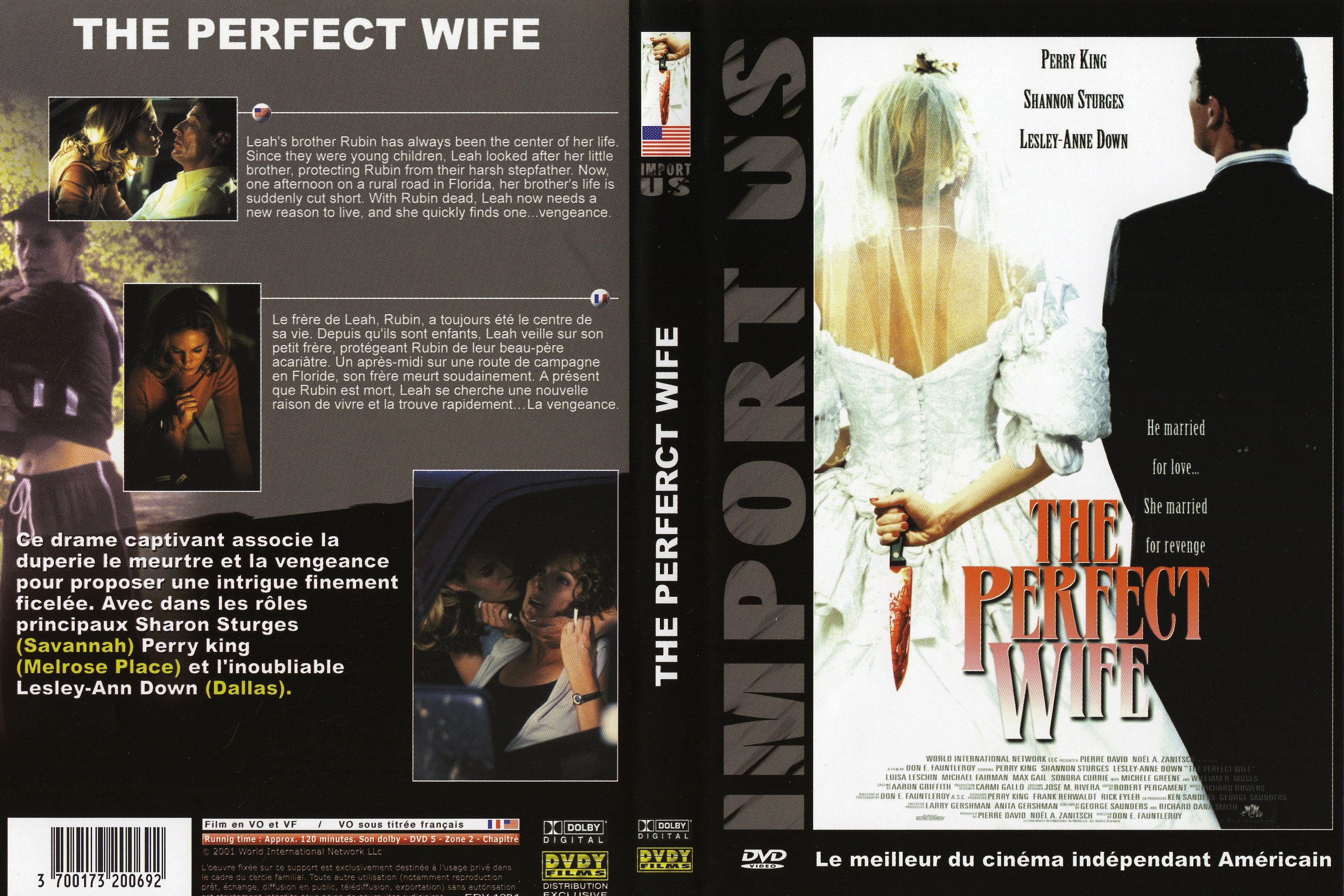 Jaquette DVD The perfect wife