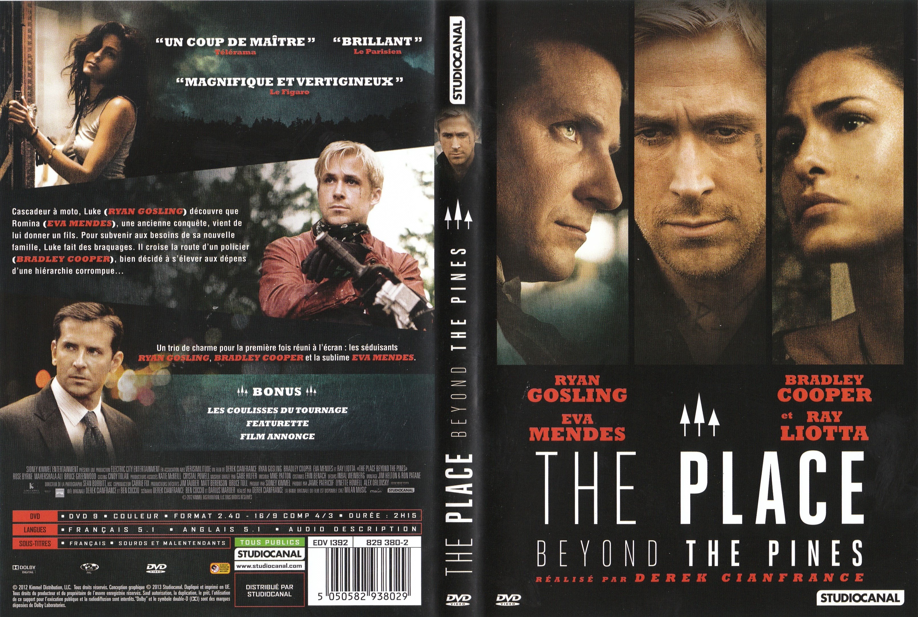 Jaquette DVD The place beyond the pines