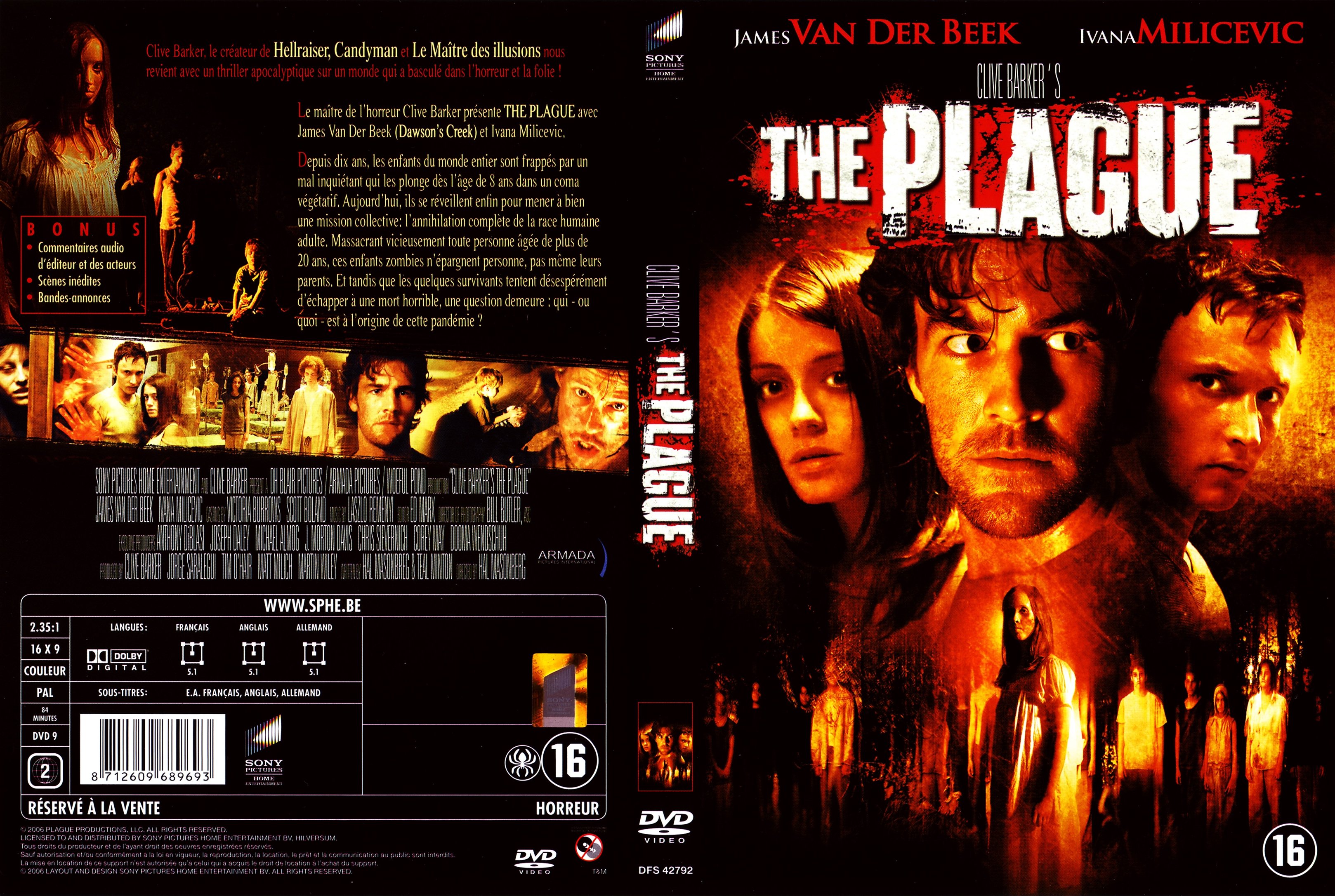 Jaquette DVD The plague