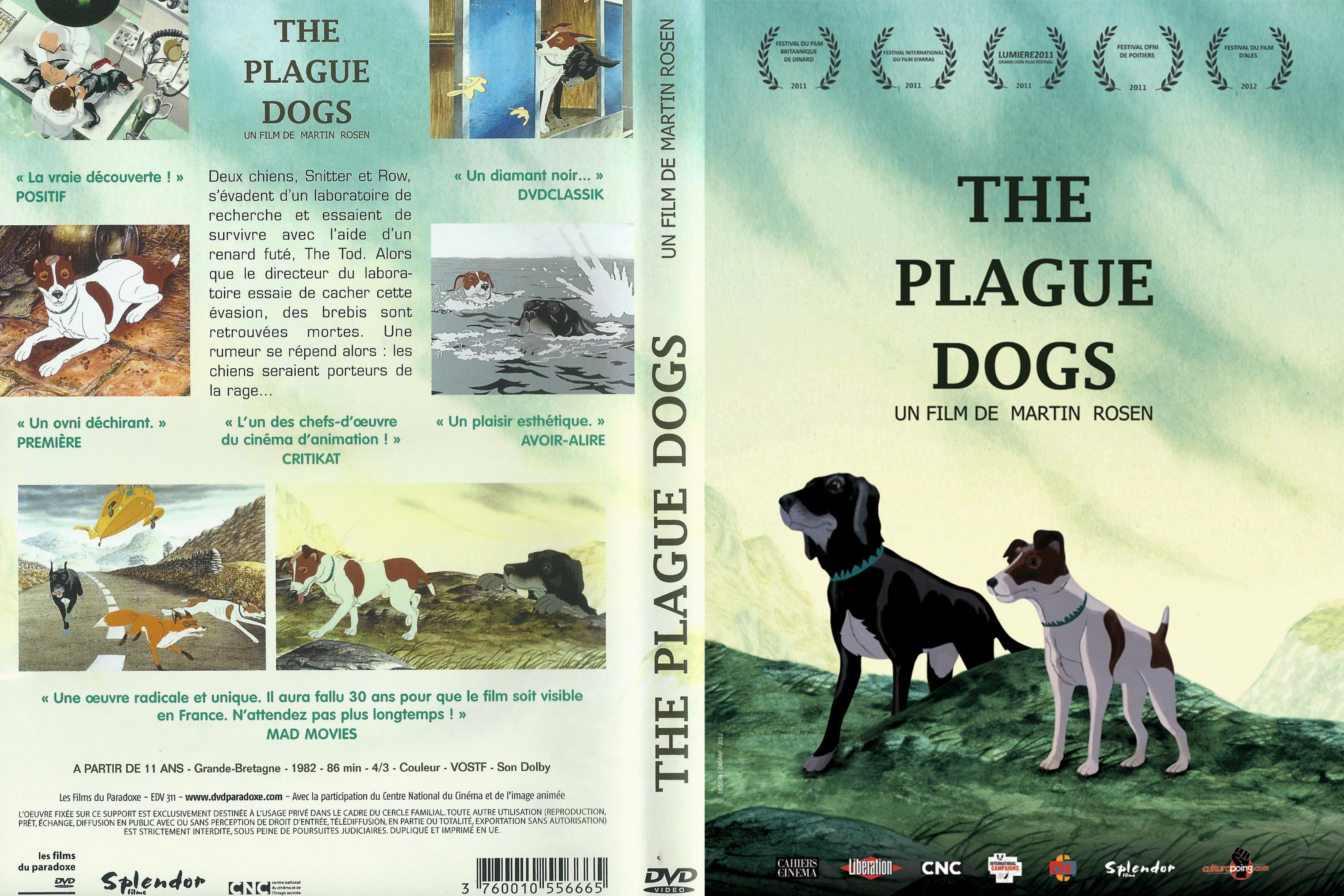 Jaquette DVD The plagues dogs