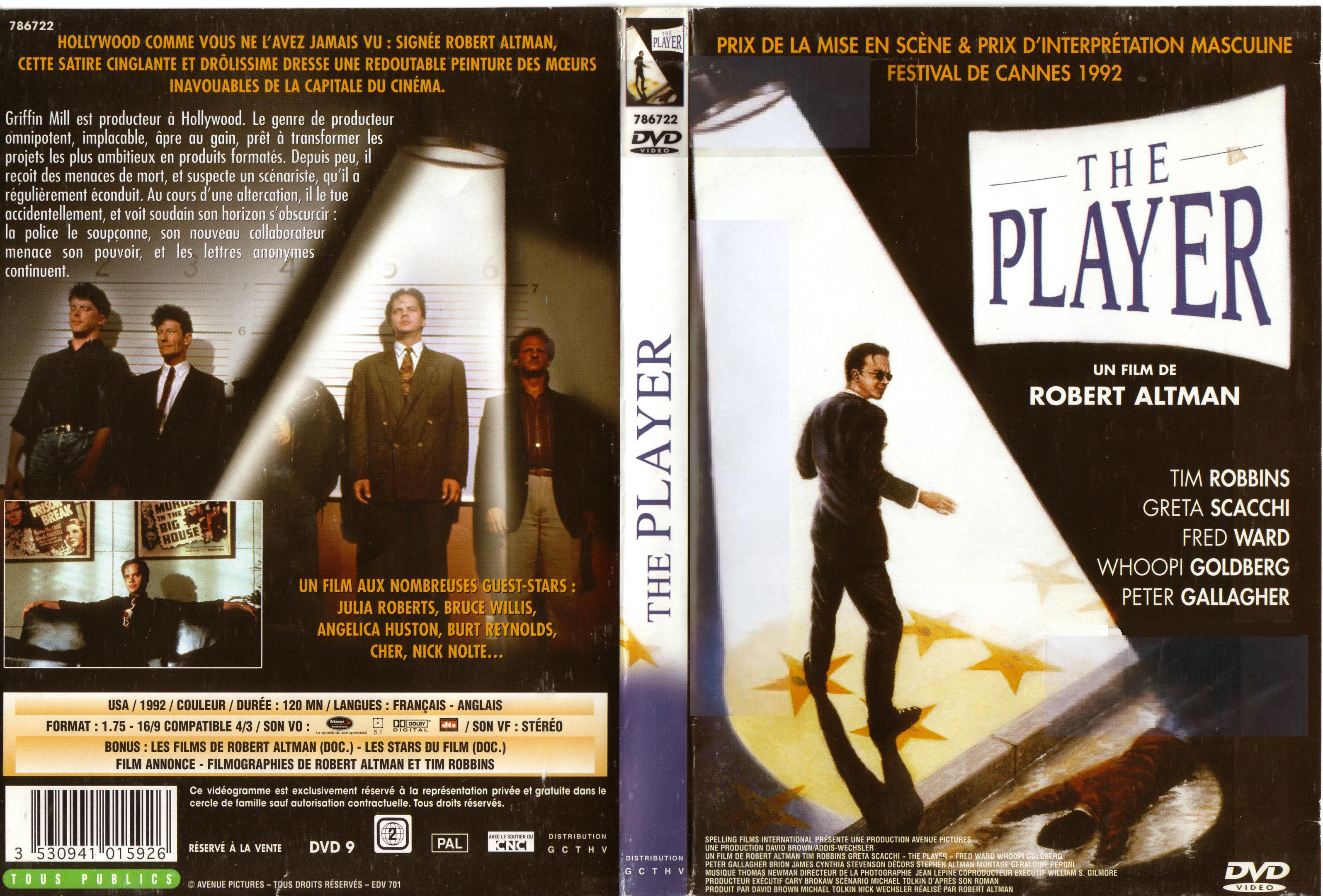 Jaquette DVD The player