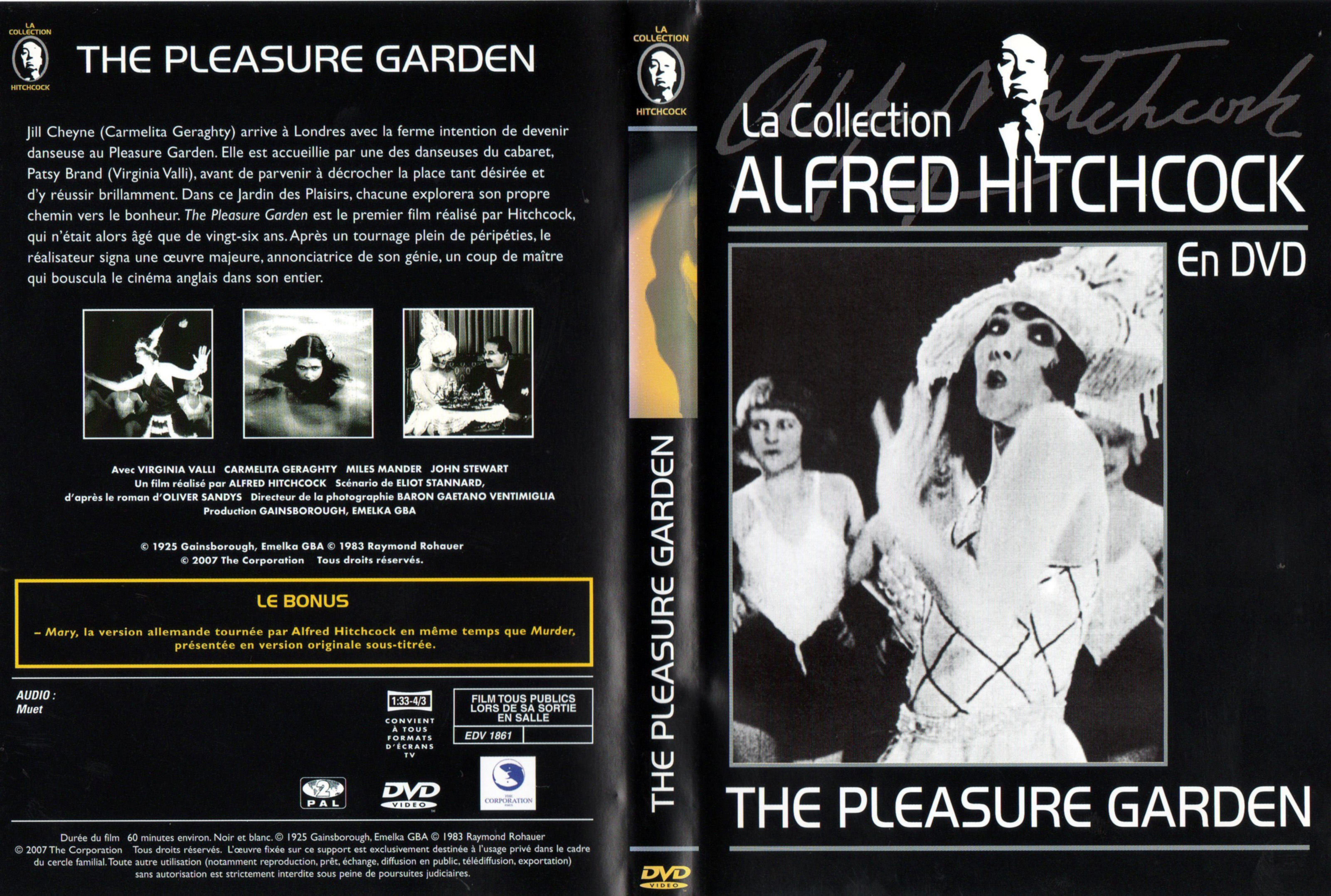 Jaquette DVD The pleasure garden