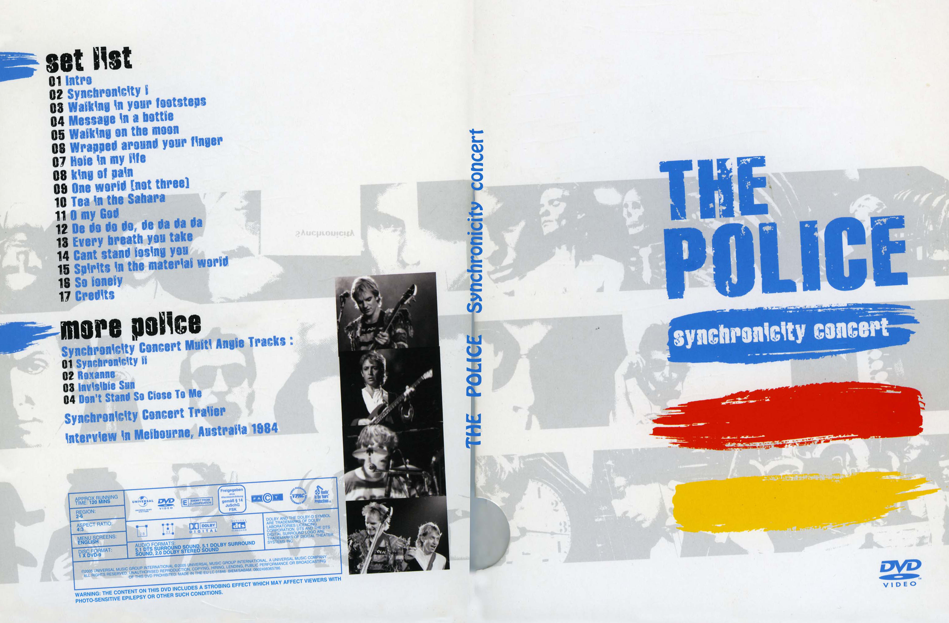 Jaquette DVD The police synchronicity concert