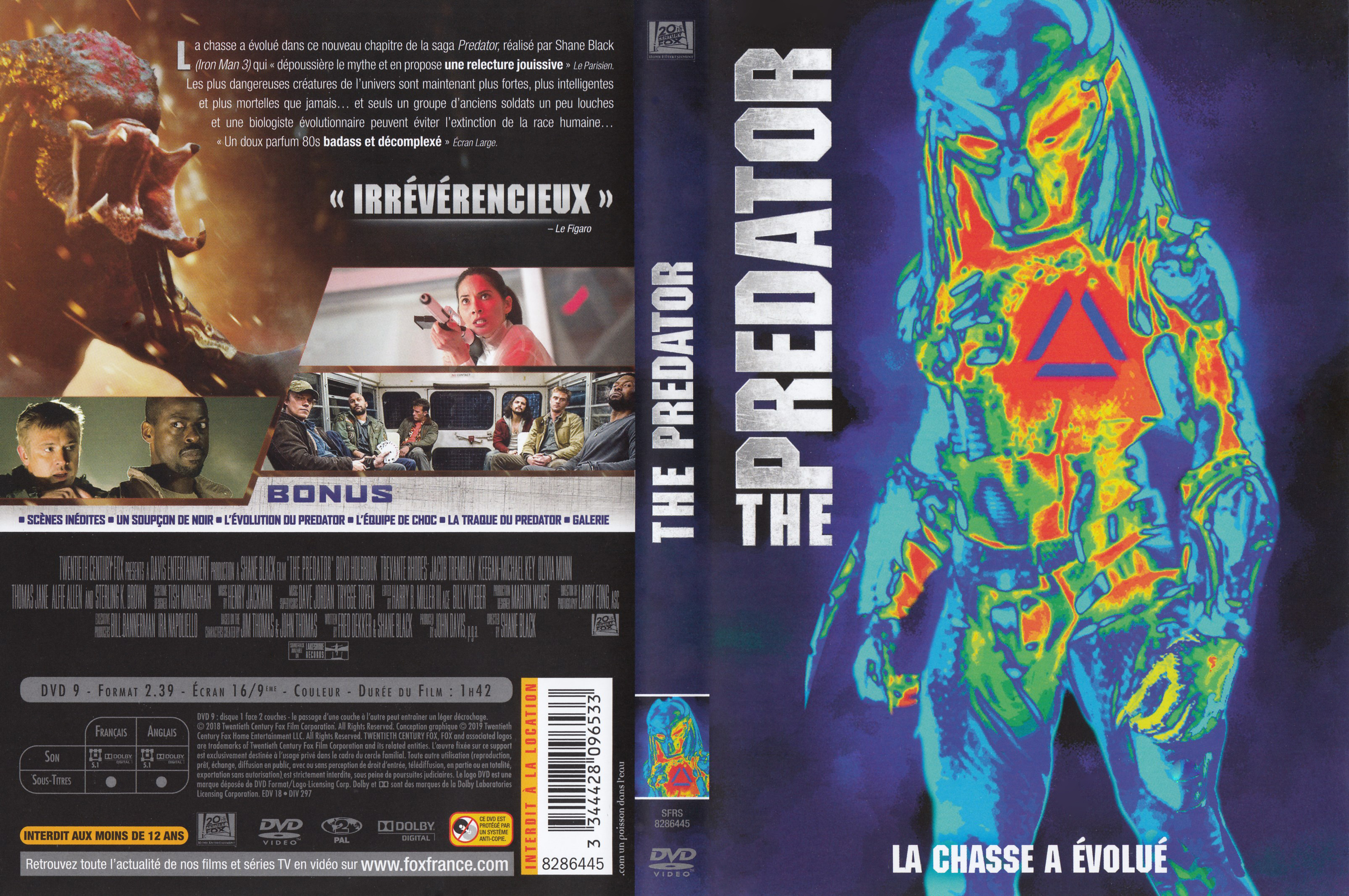 Jaquette DVD The predator