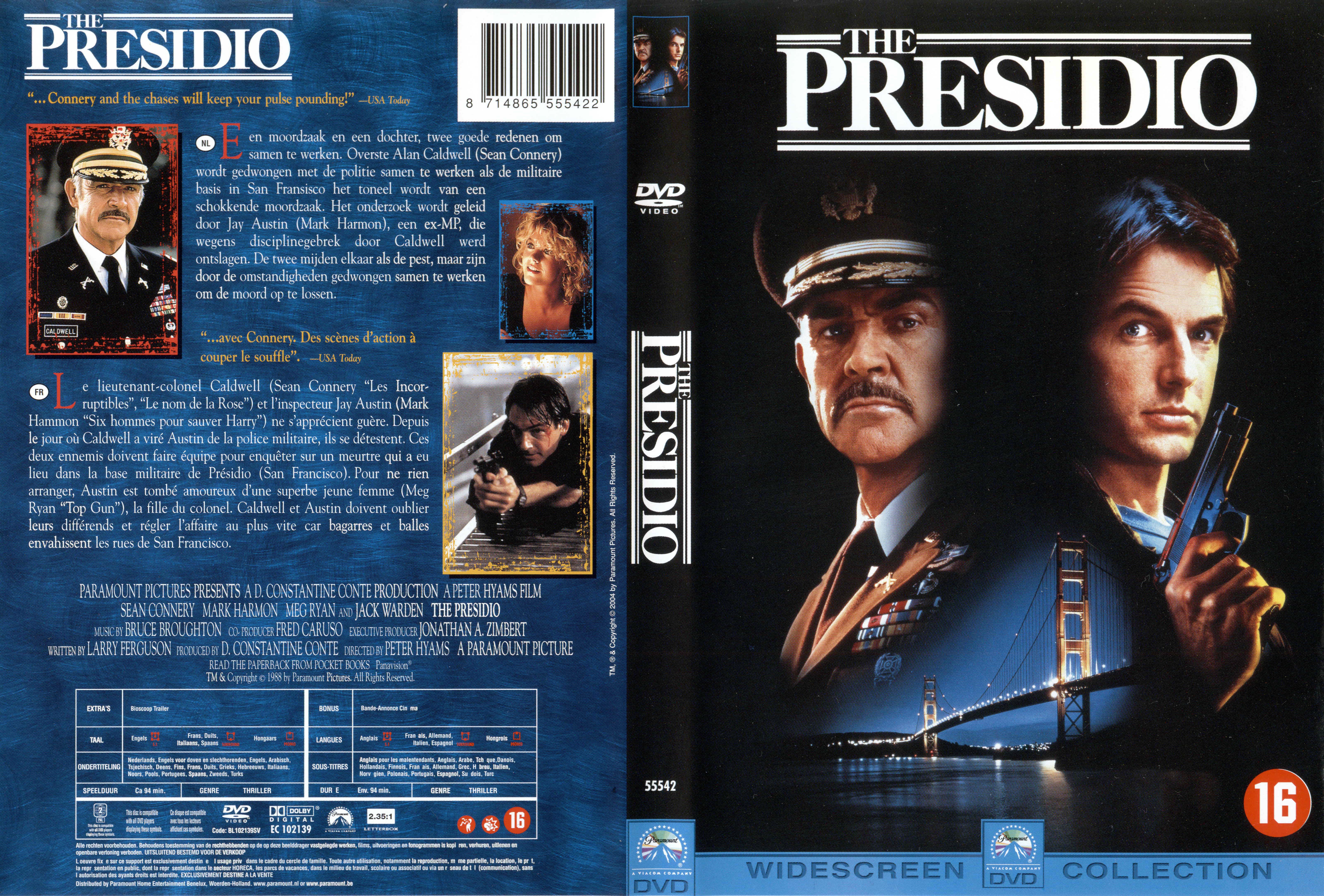 Jaquette DVD The presidio