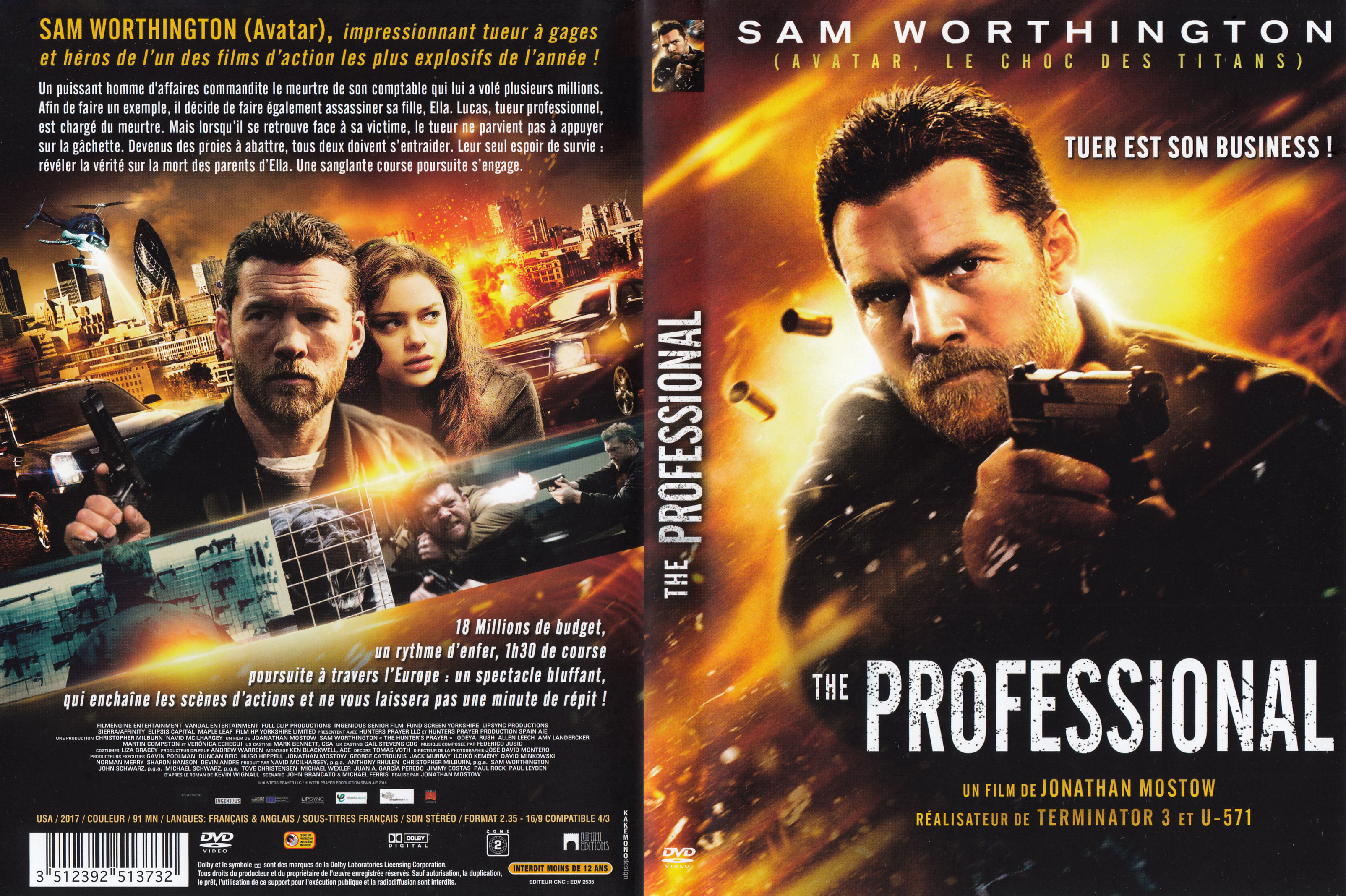 Jaquette DVD The professional (2017)