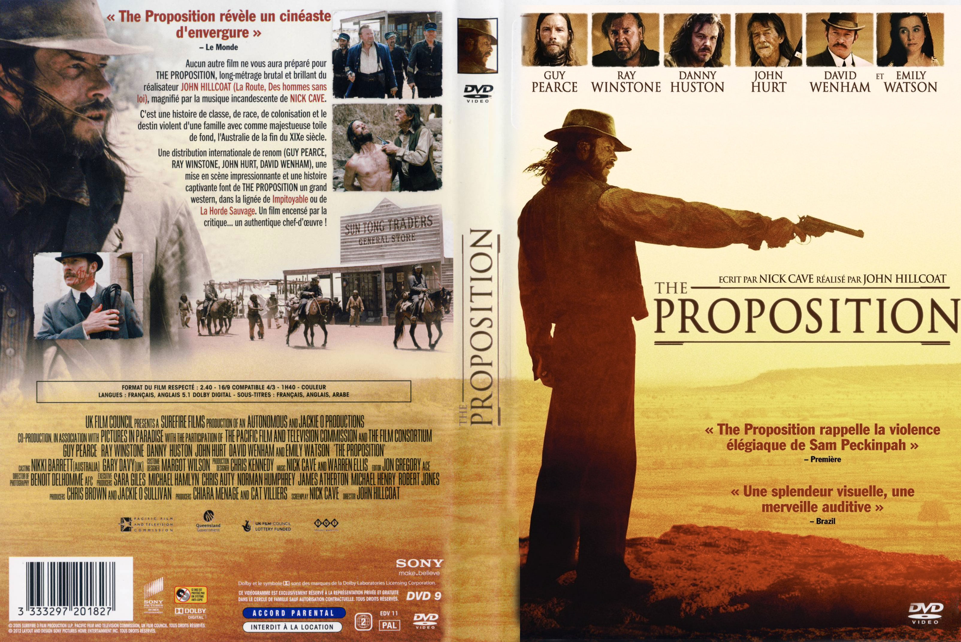Jaquette DVD The proposition