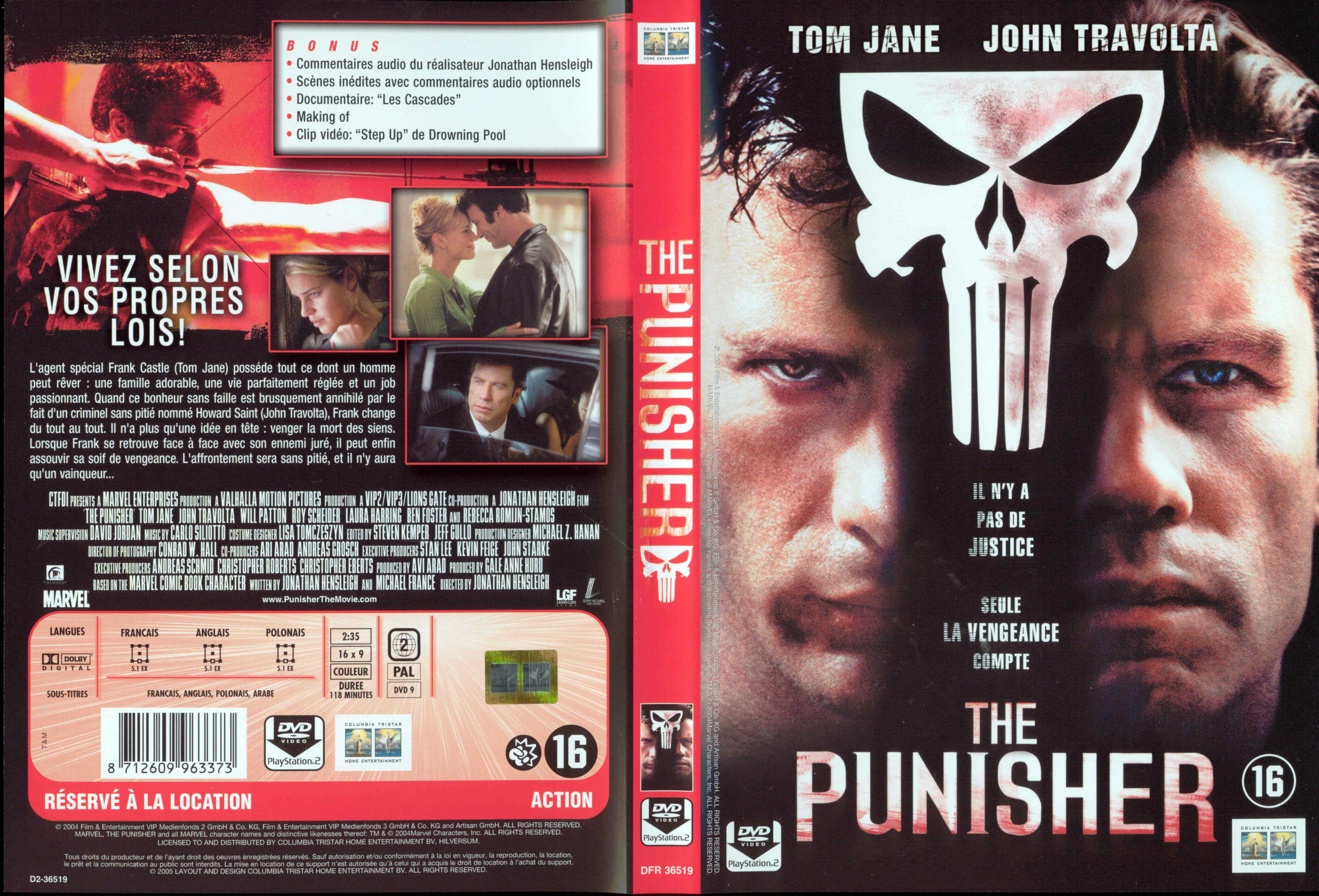 Jaquette DVD The punisher v2