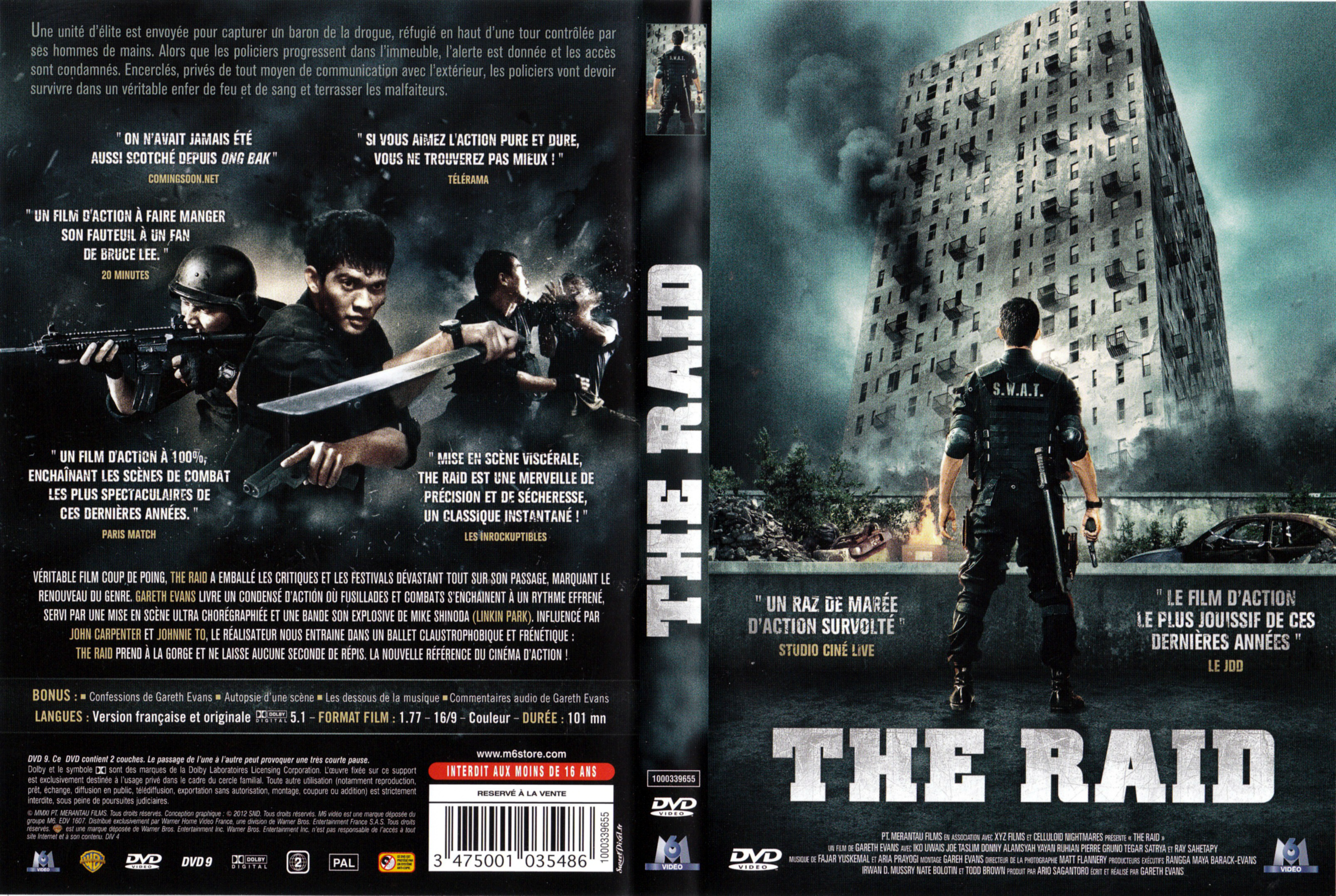 Jaquette DVD The raid