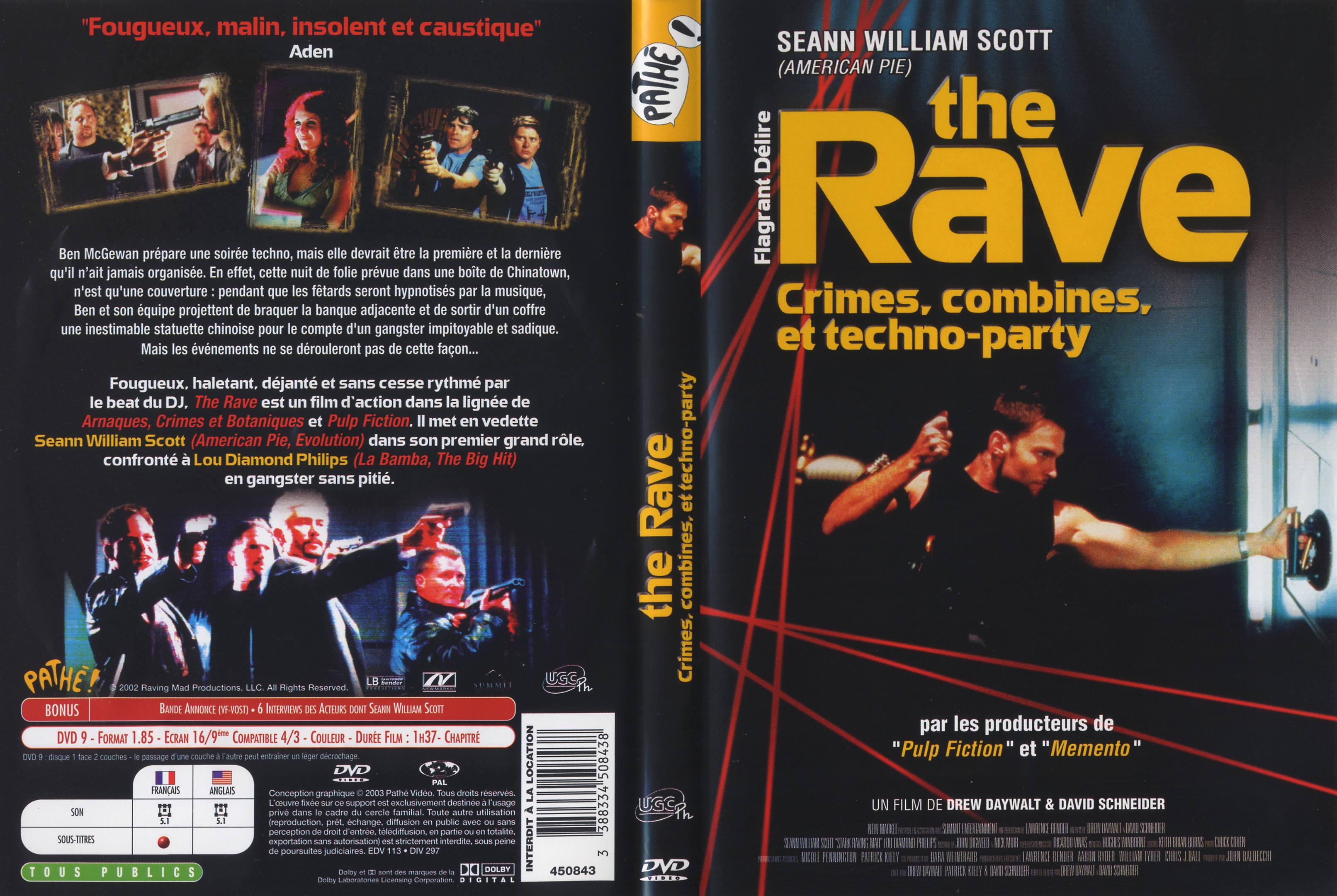 Jaquette DVD The rave