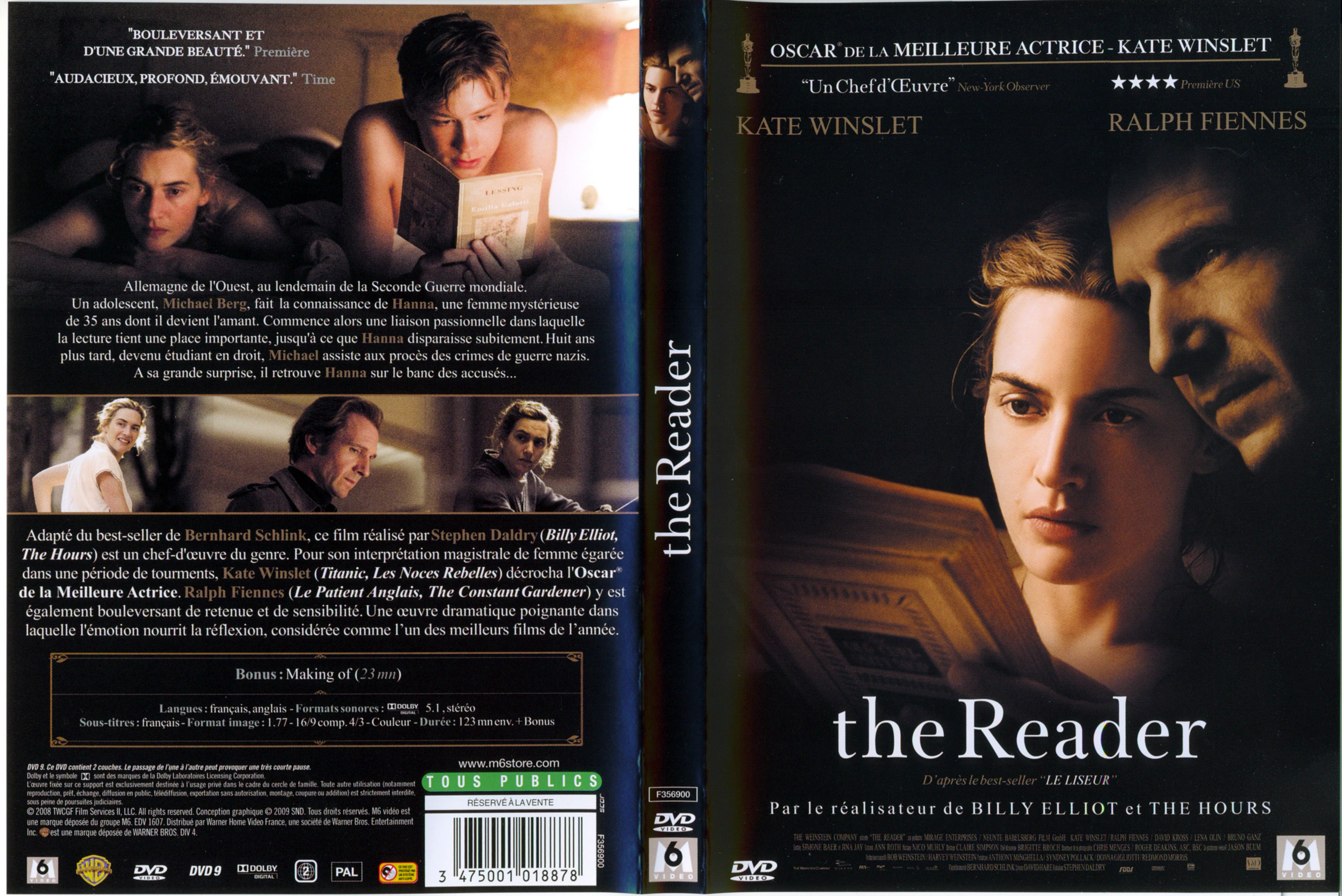 Jaquette DVD The reader