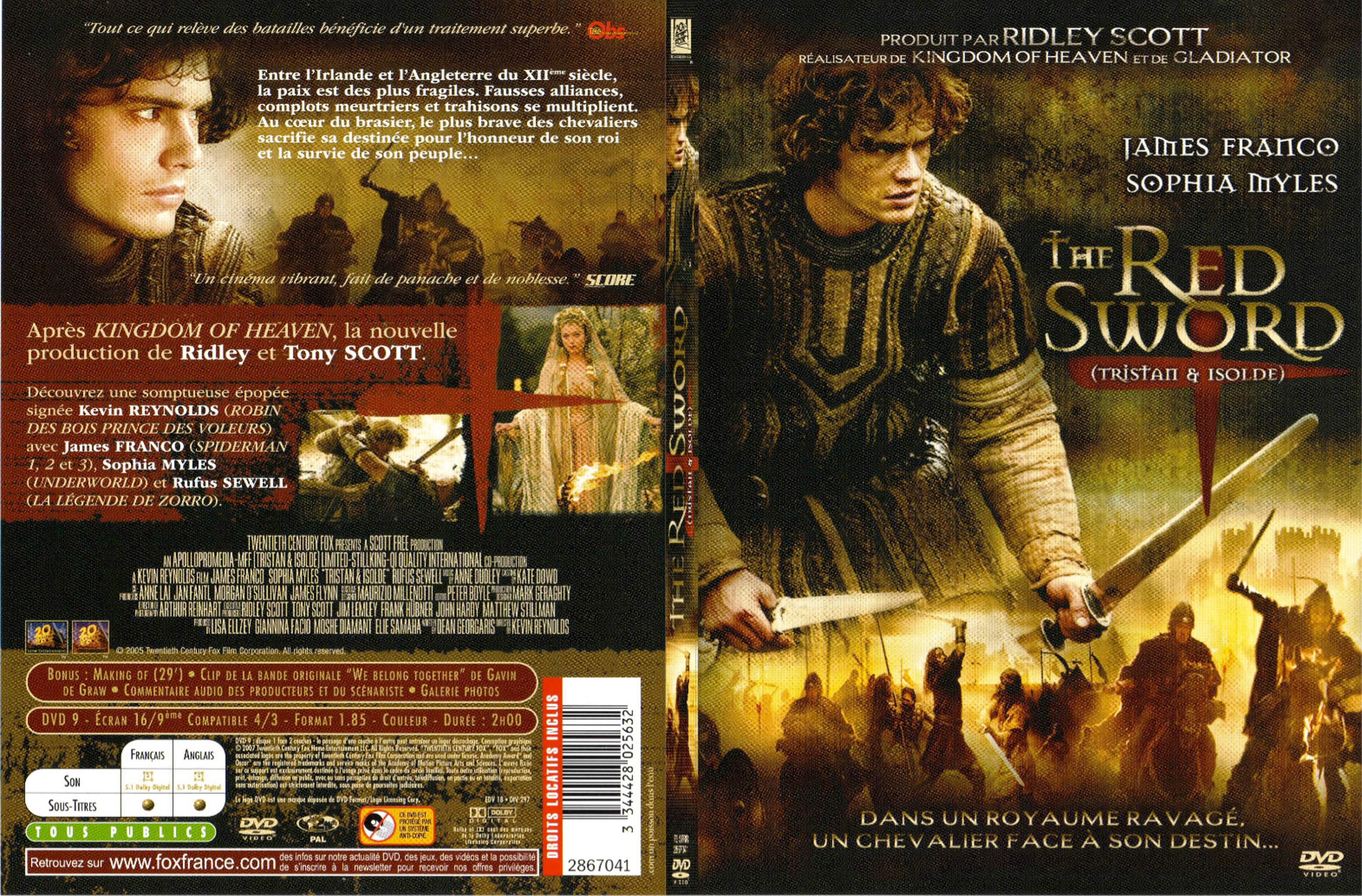 Jaquette DVD The red sword - SLIM