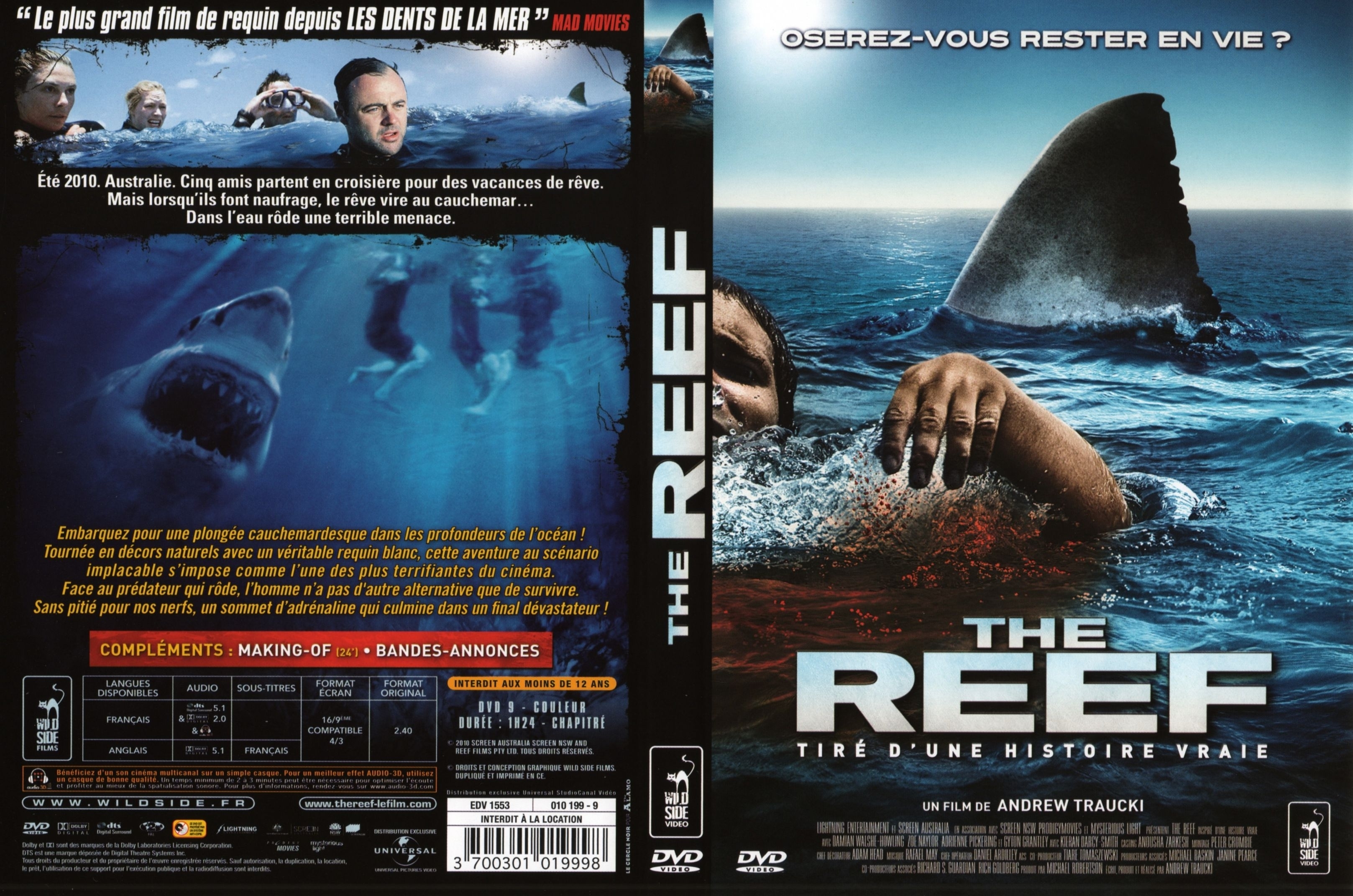 Jaquette DVD The reef