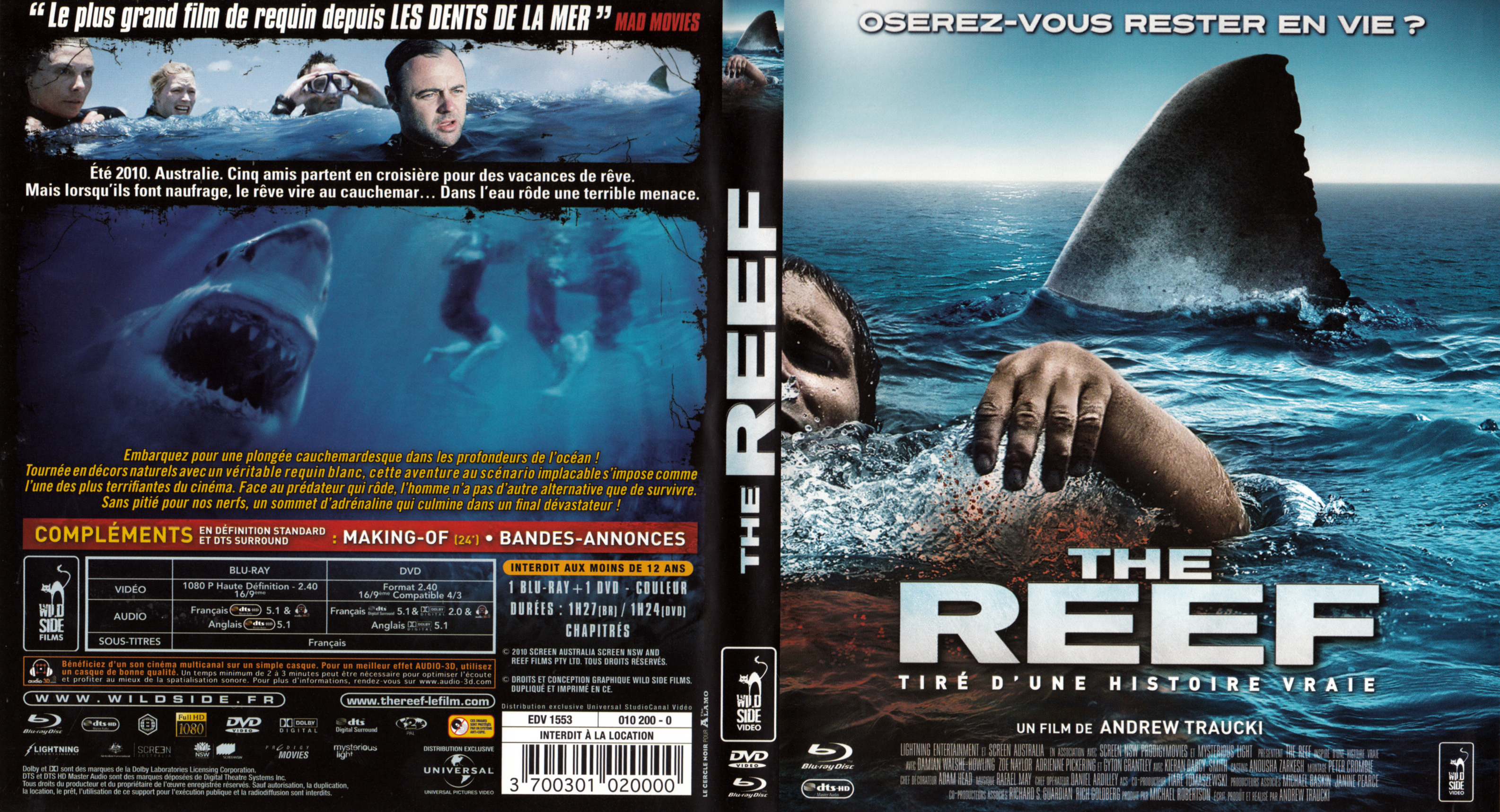 Jaquette DVD The reef (BLU-RAY)