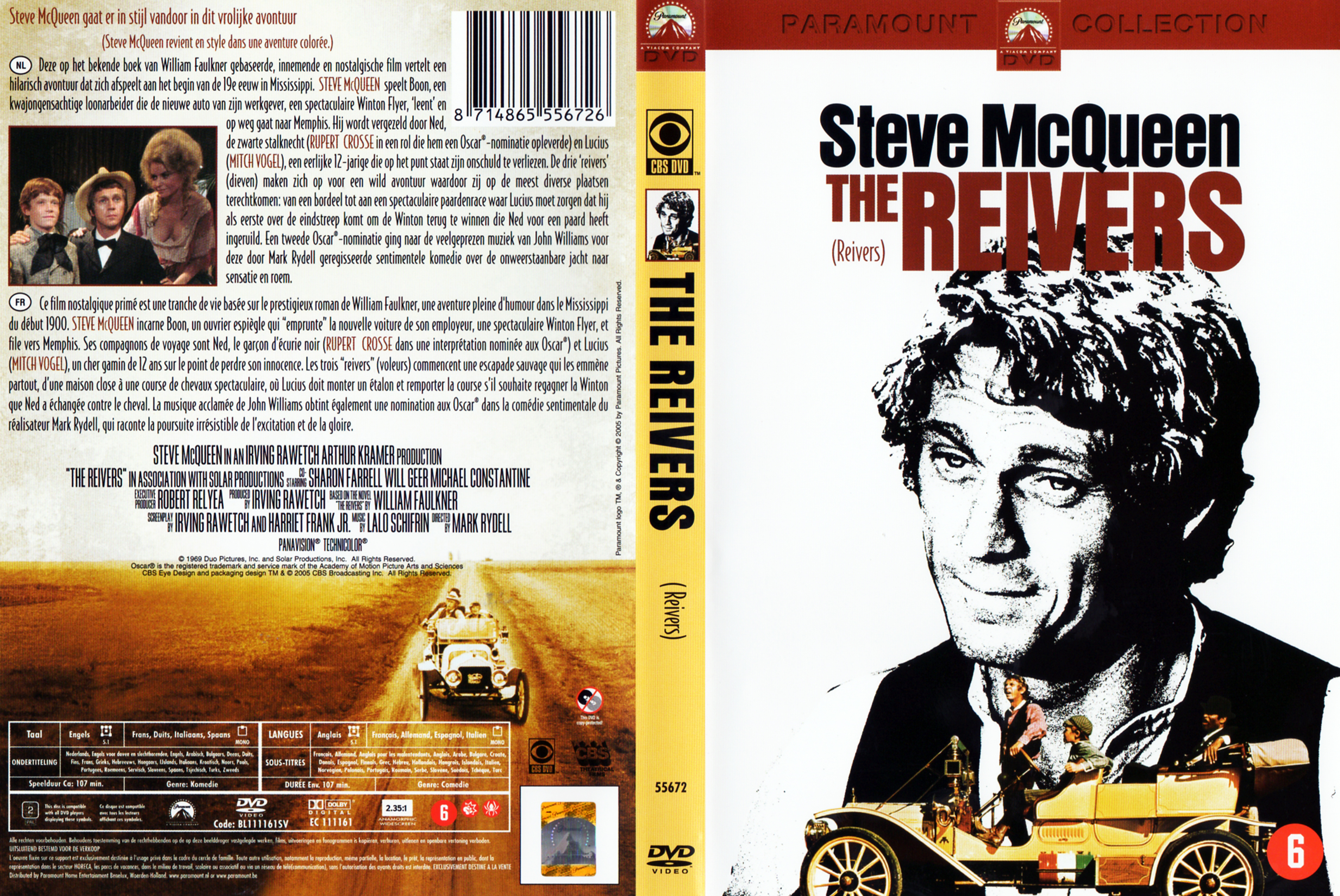 Jaquette DVD The reivers