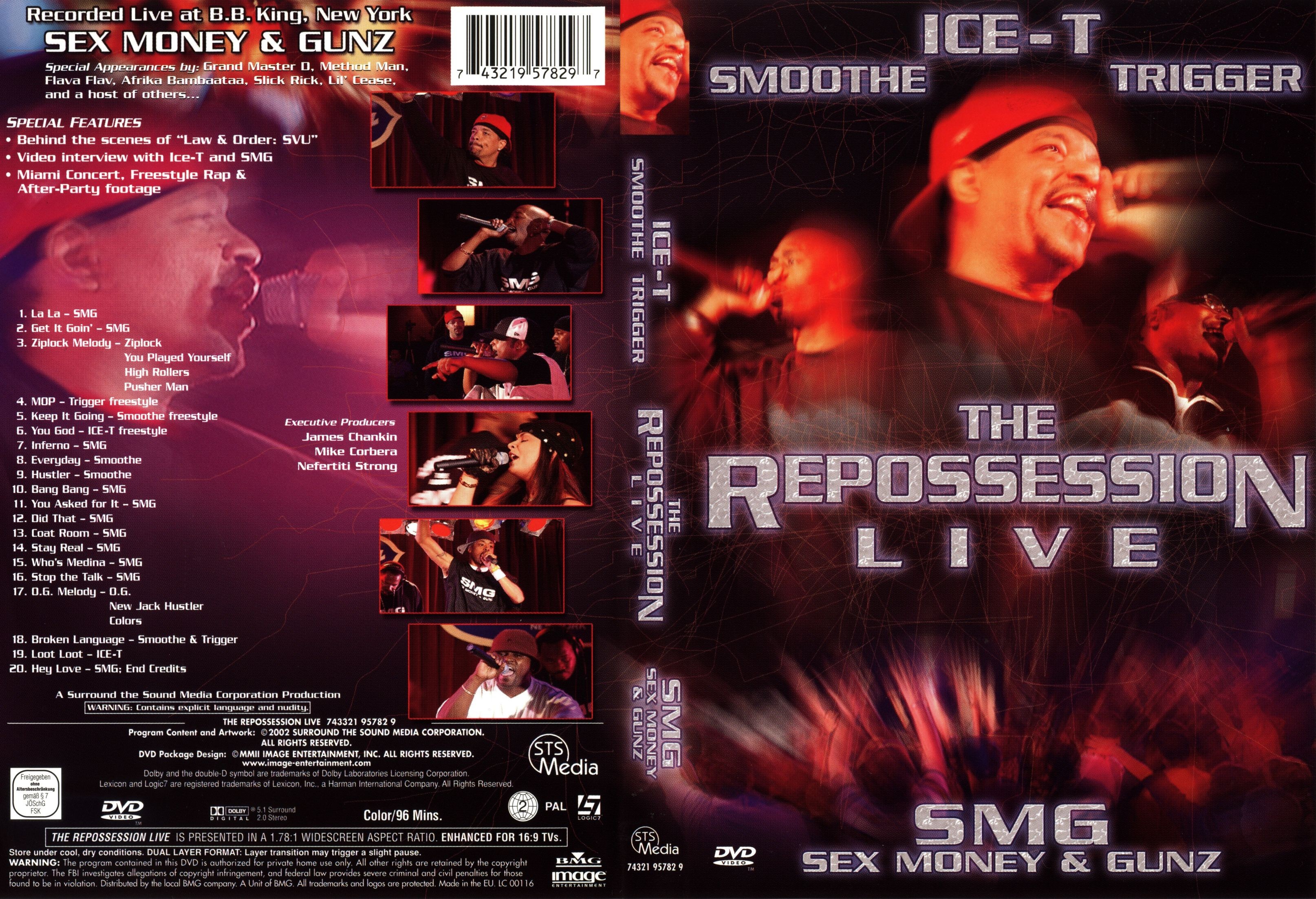 Jaquette DVD The repossession live