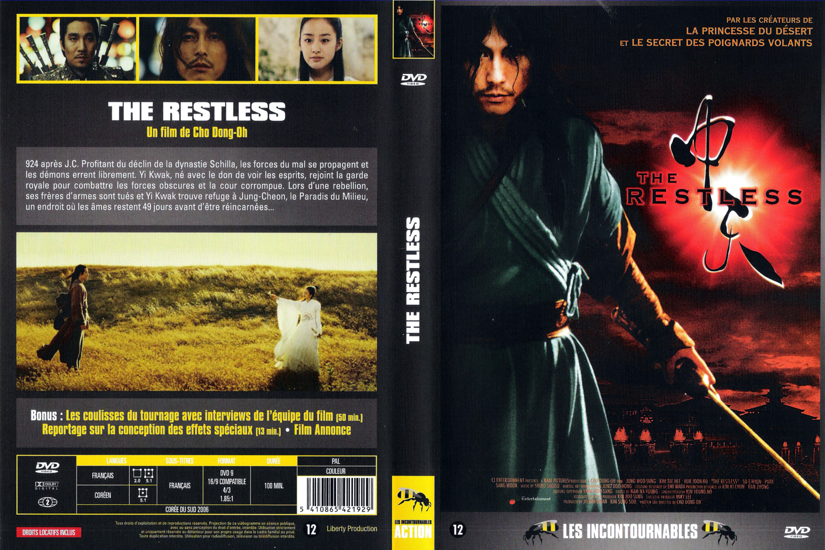 Jaquette DVD The restless v2