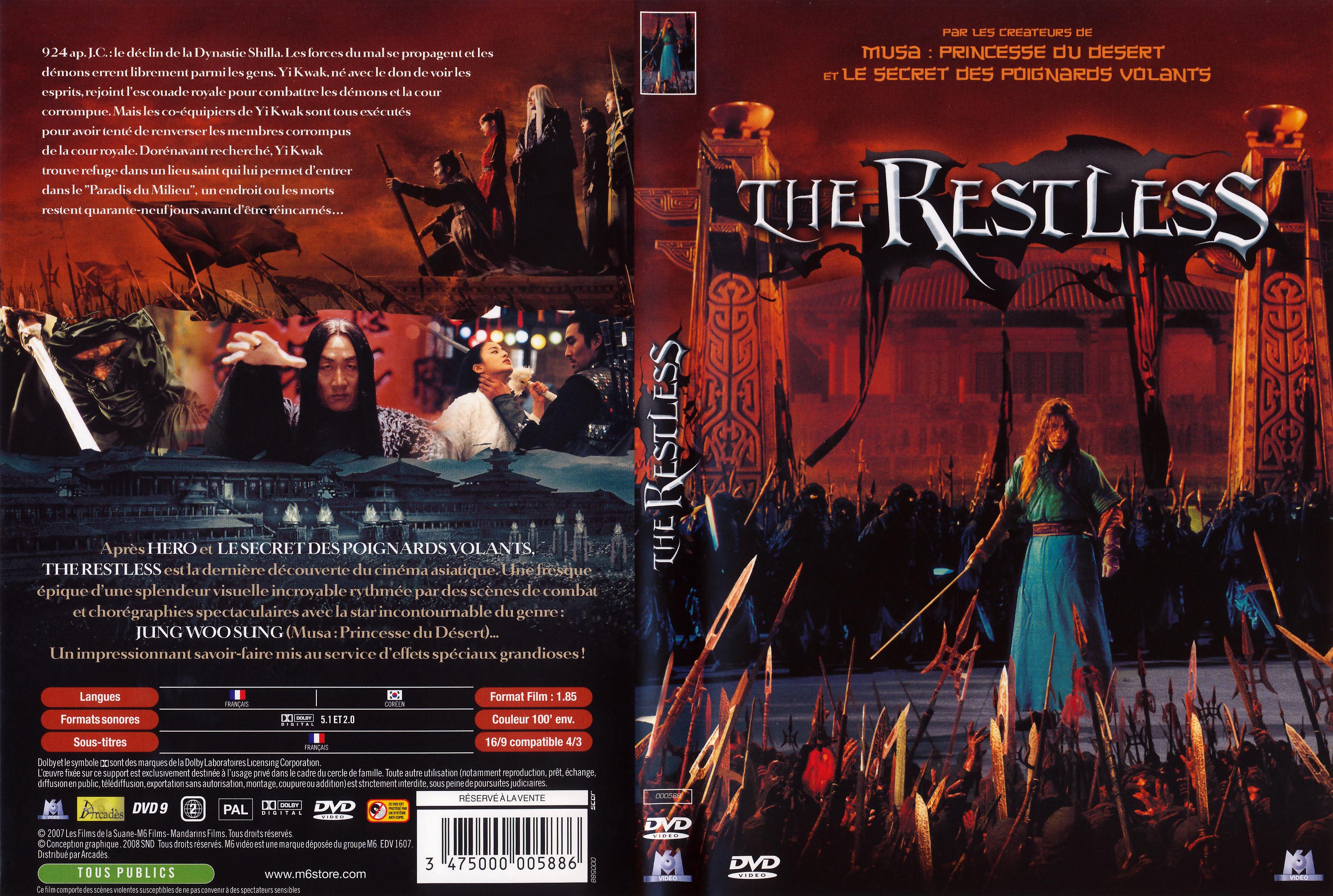 Jaquette DVD The restless v3