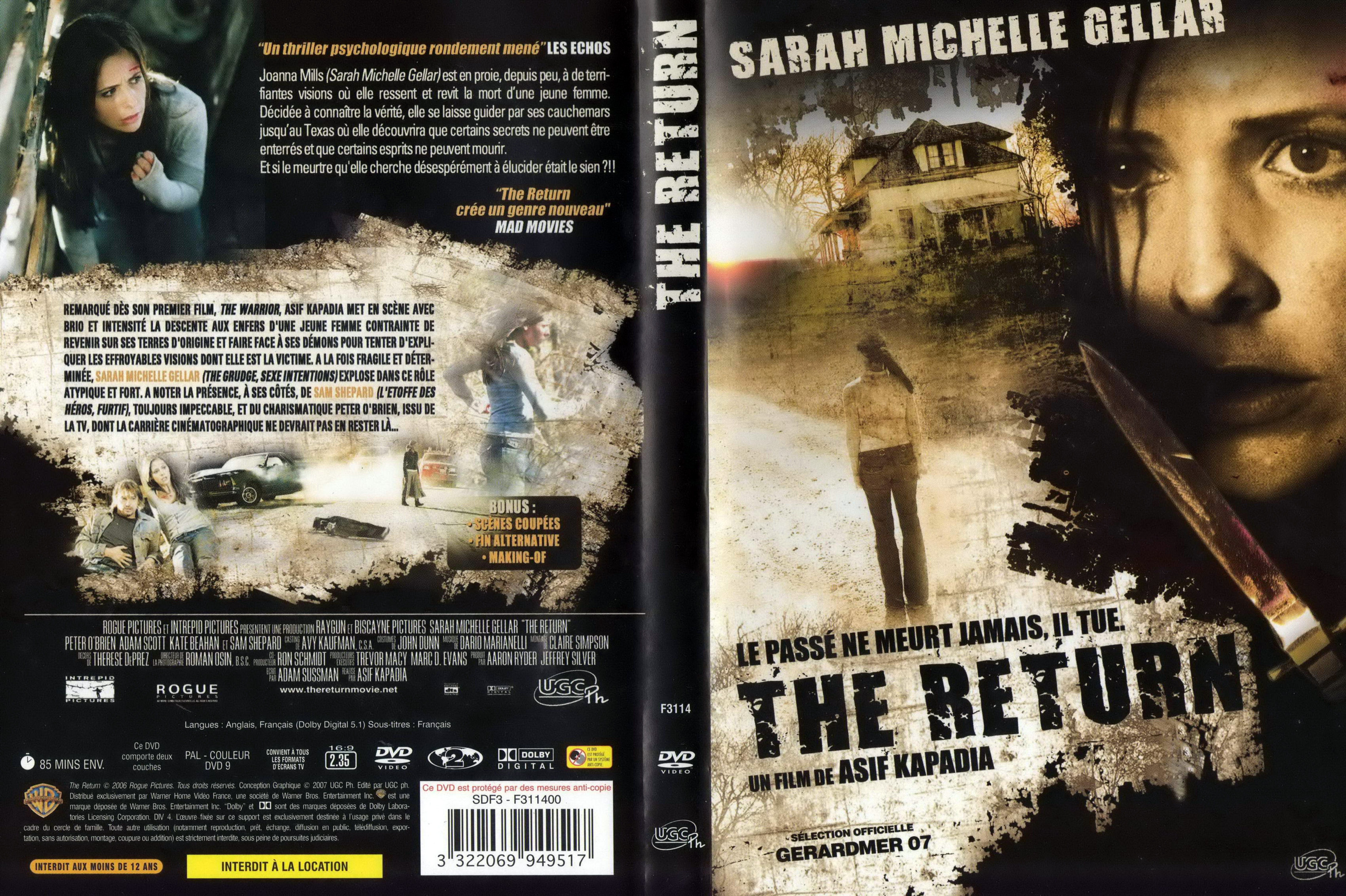 Jaquette DVD The return