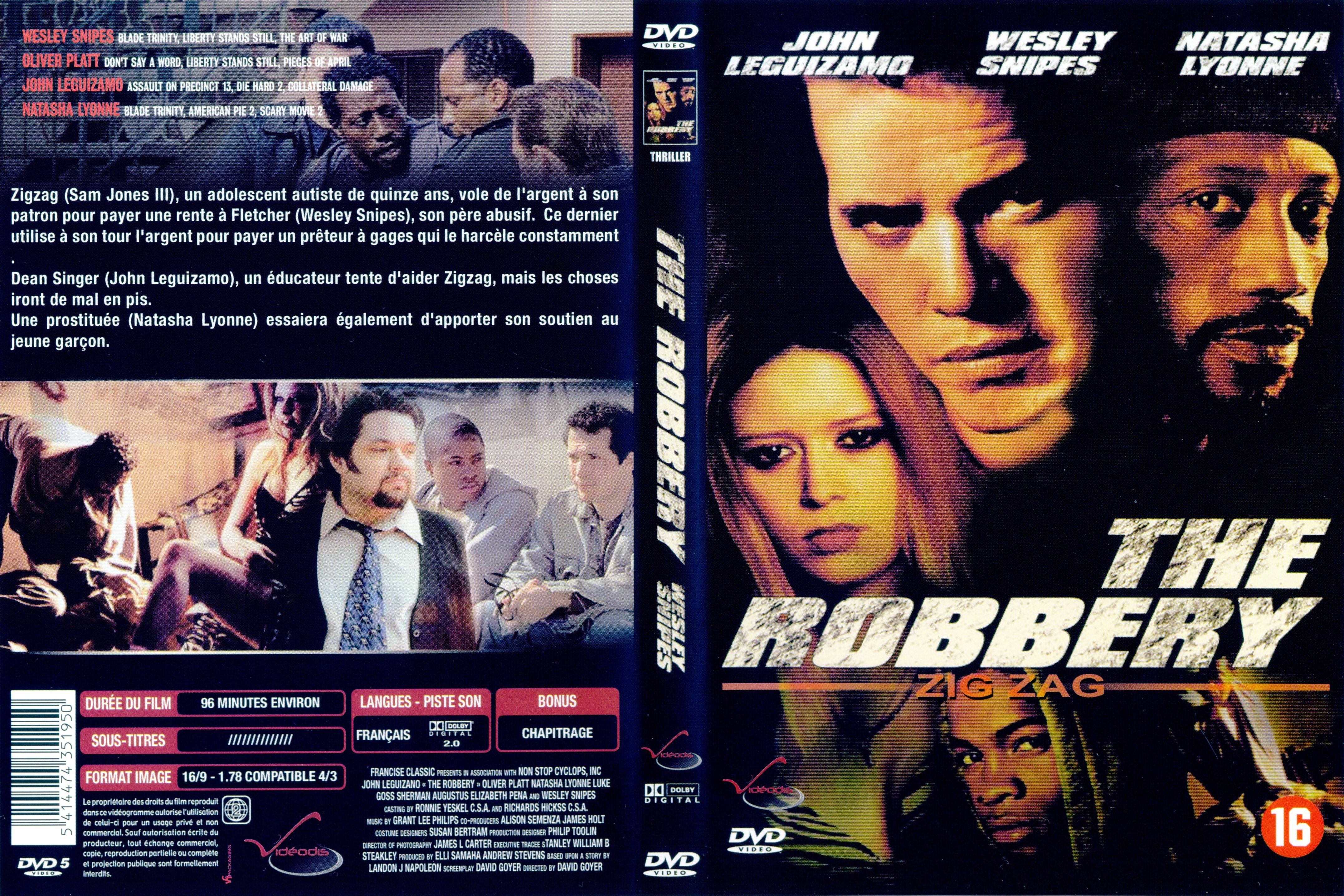 Jaquette DVD The robbery