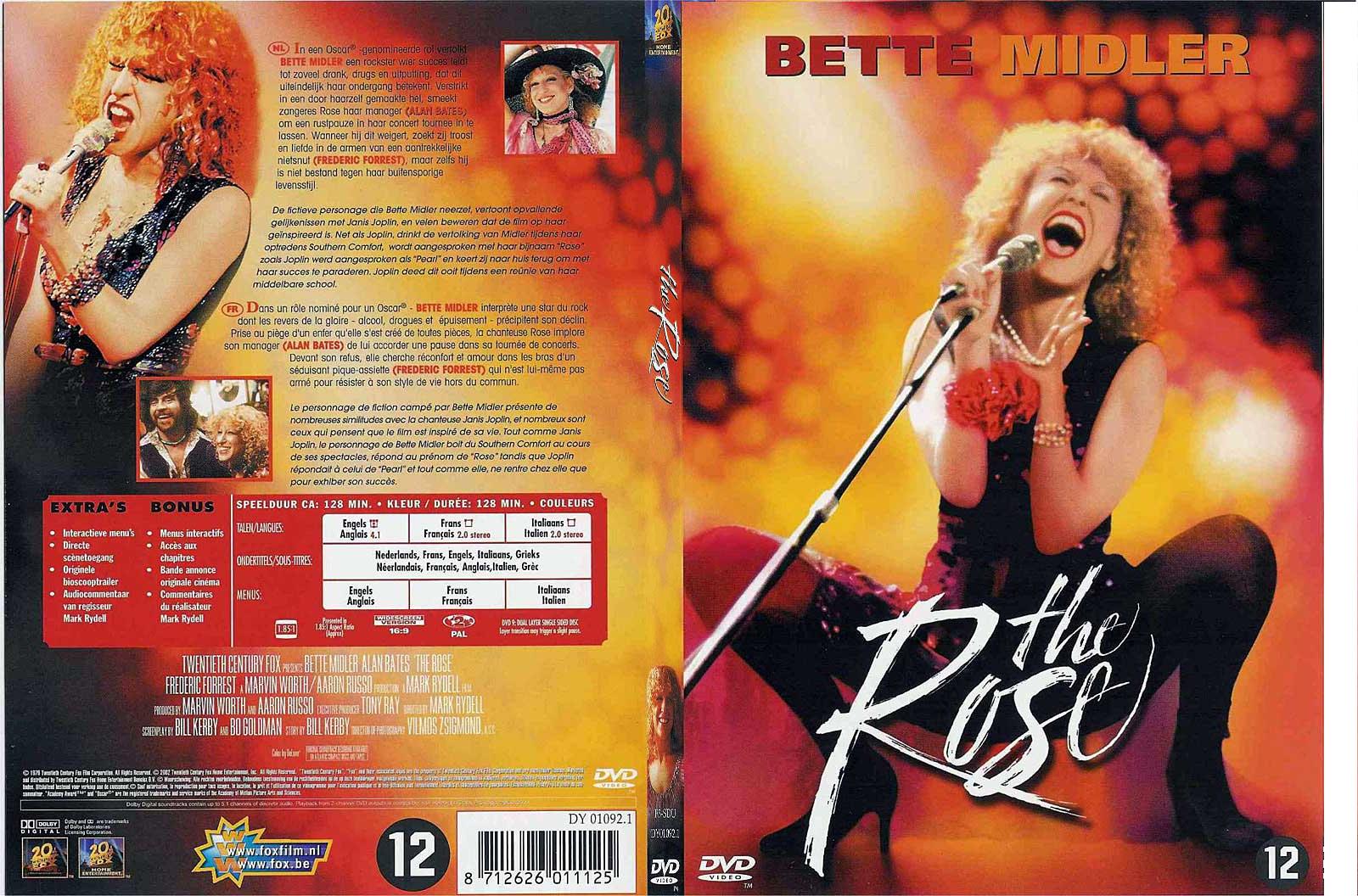 Jaquette DVD The rose - SLIM