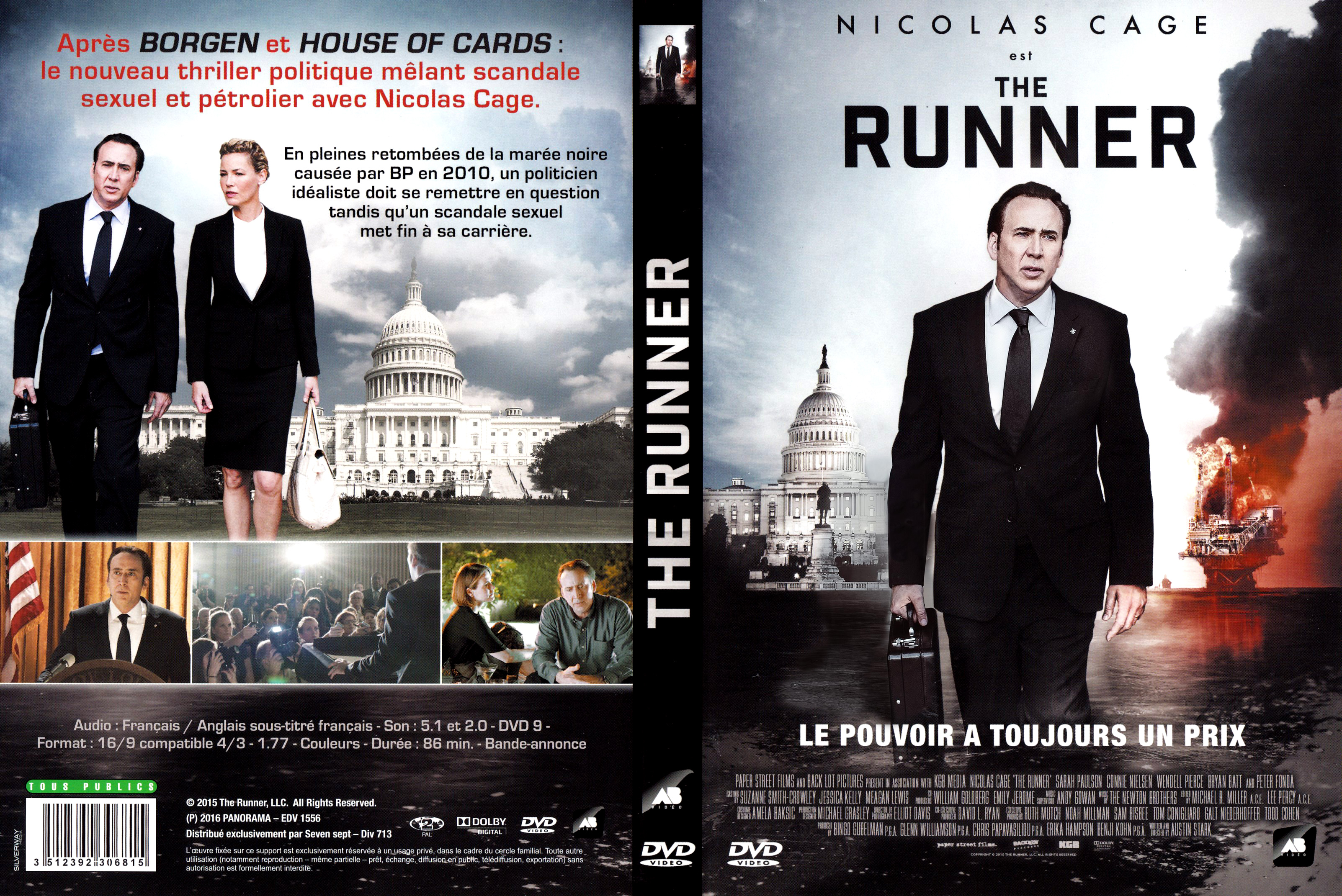 Jaquette DVD The runner (2016)