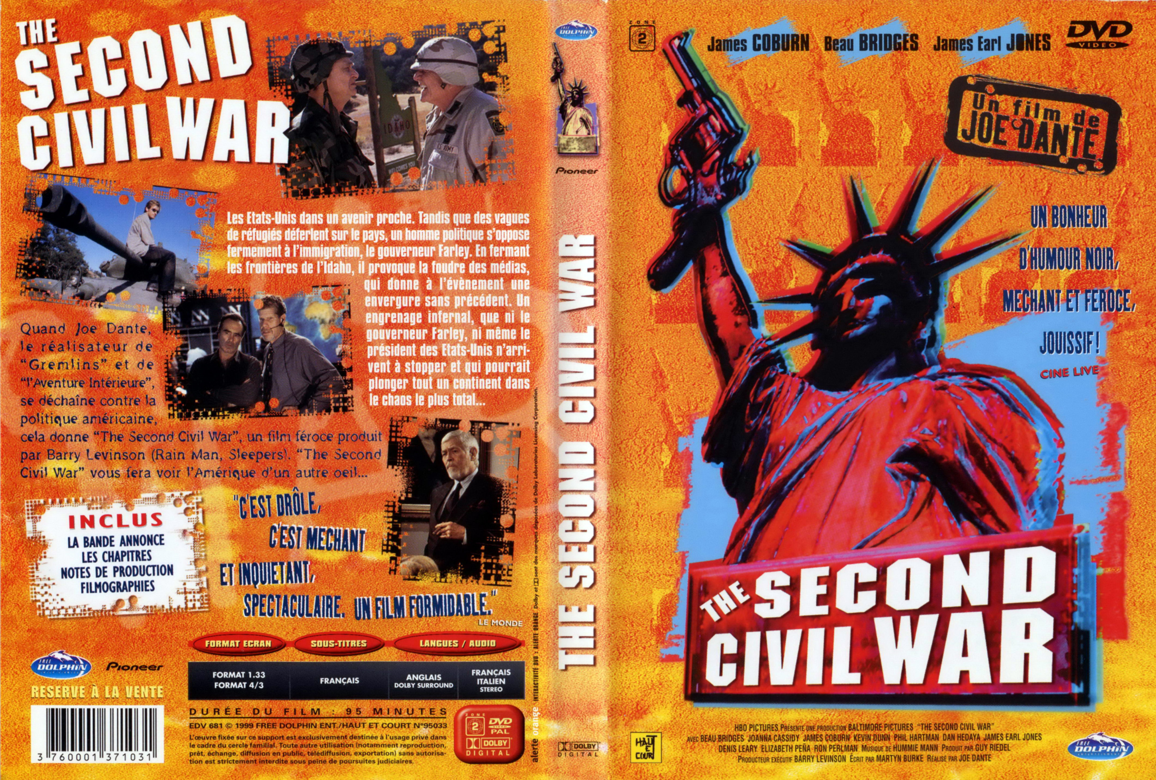 Jaquette DVD The second civil war