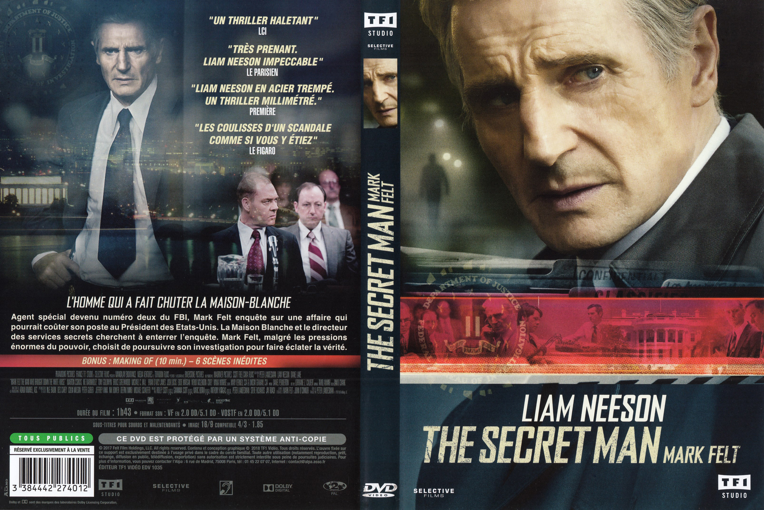 Jaquette DVD The secret man