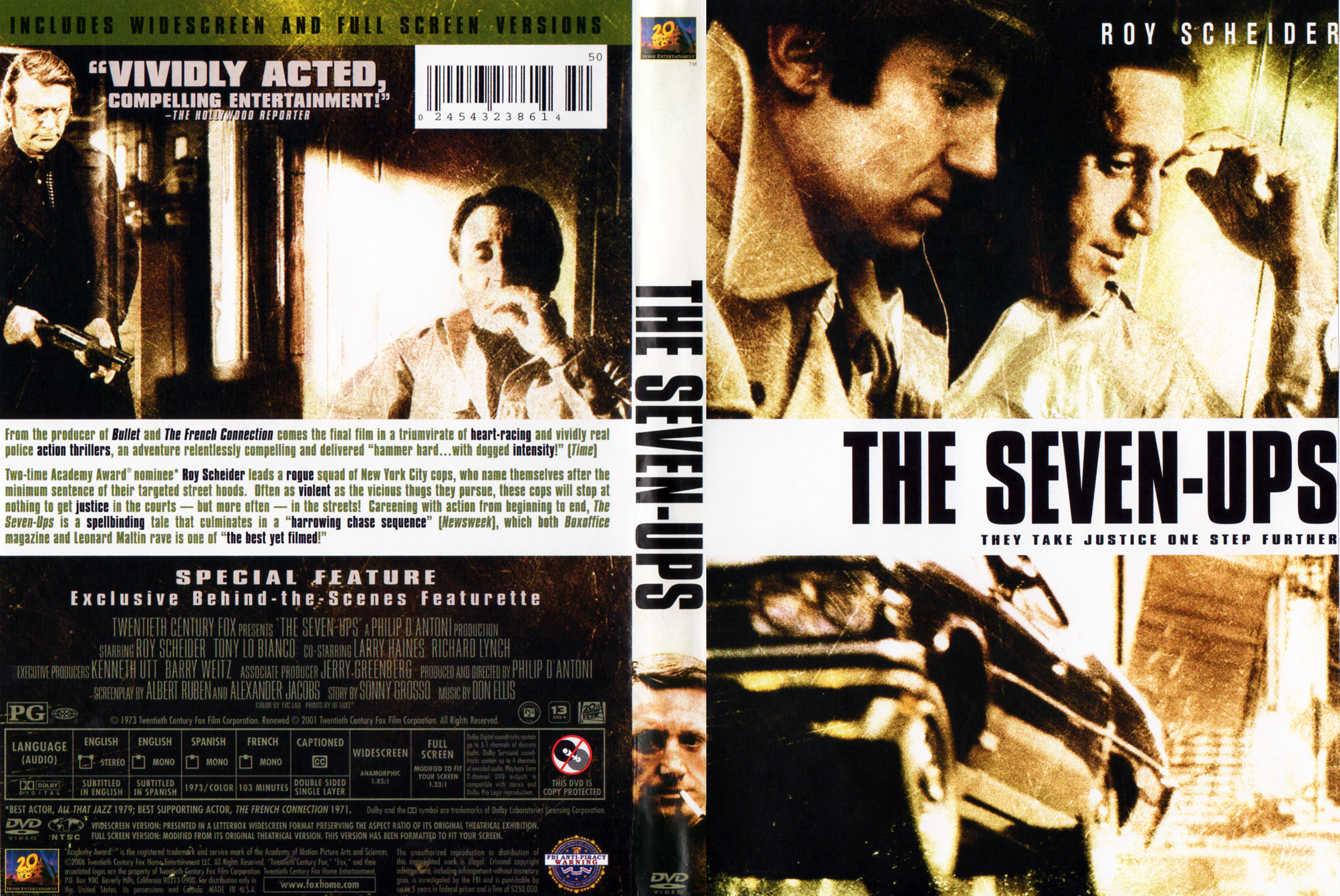 Jaquette DVD The seven-ups Zone 1