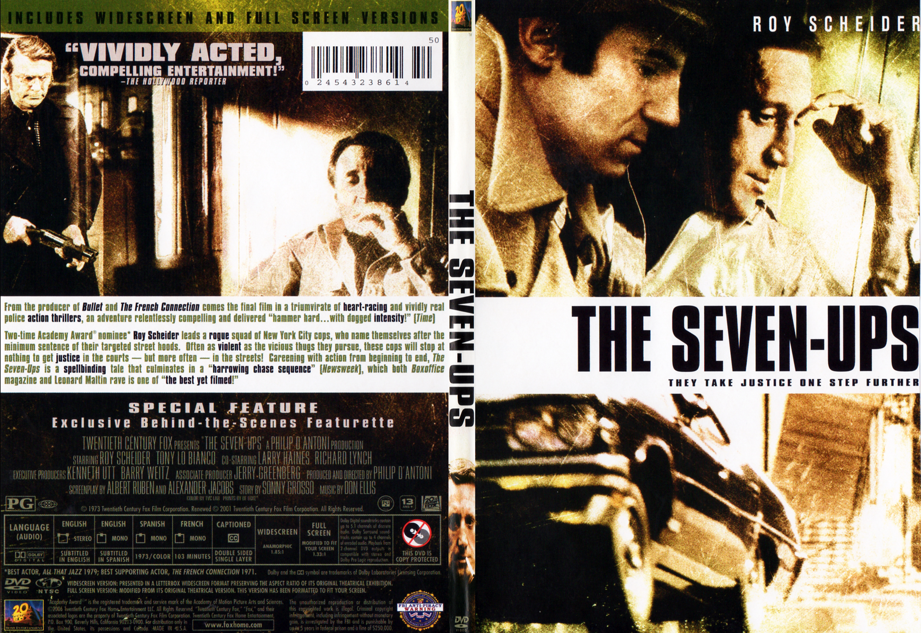 Jaquette DVD The seven-ups Zone 1 - SLIM