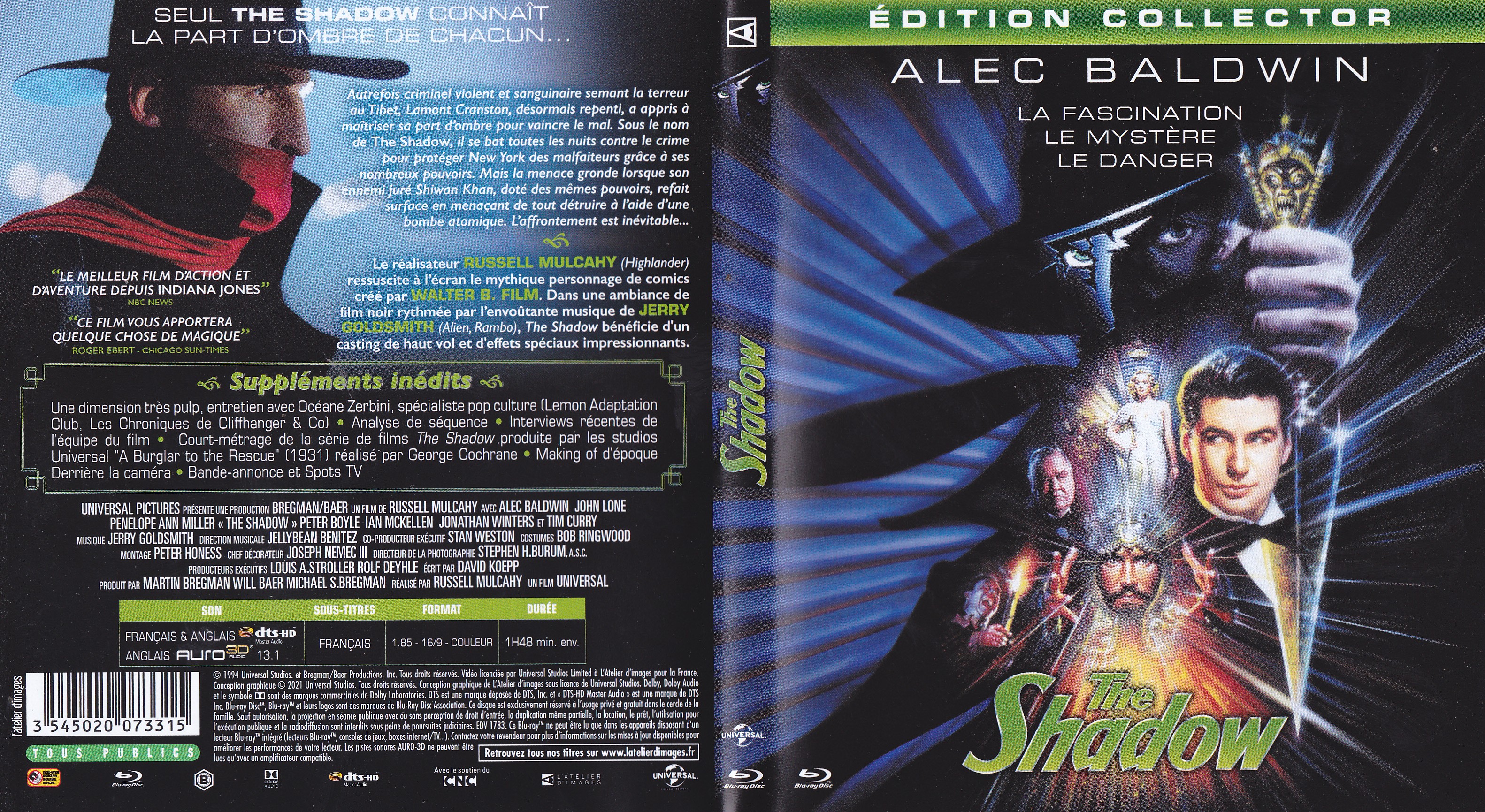 Jaquette DVD The shadow (BLU-RAY)