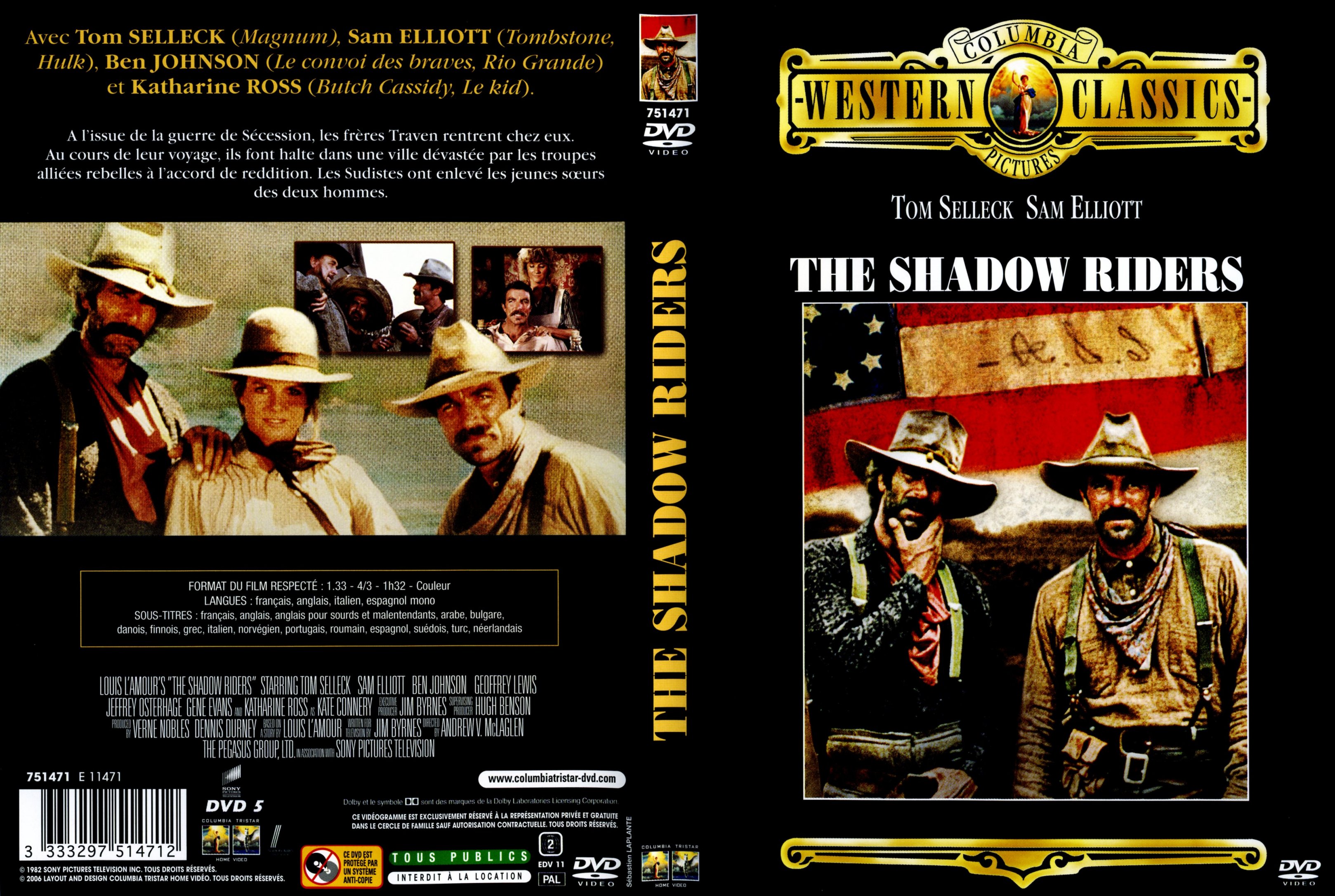 Jaquette DVD The shadow riders