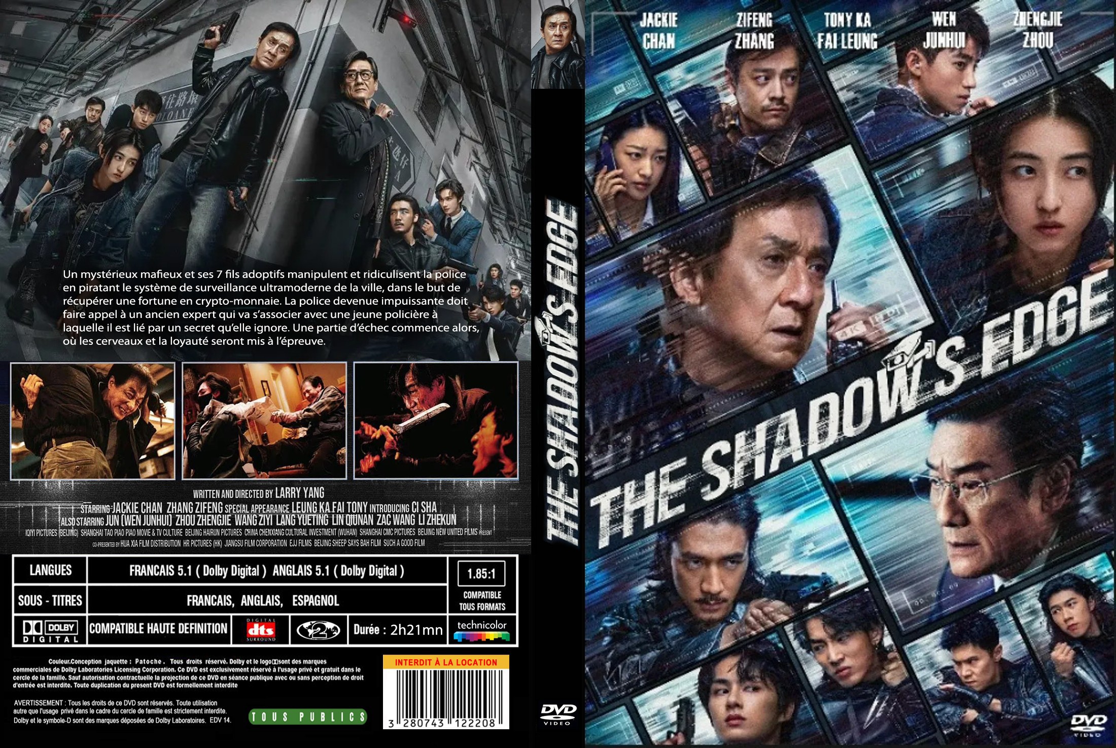 Jaquette DVD The shadows edge custom