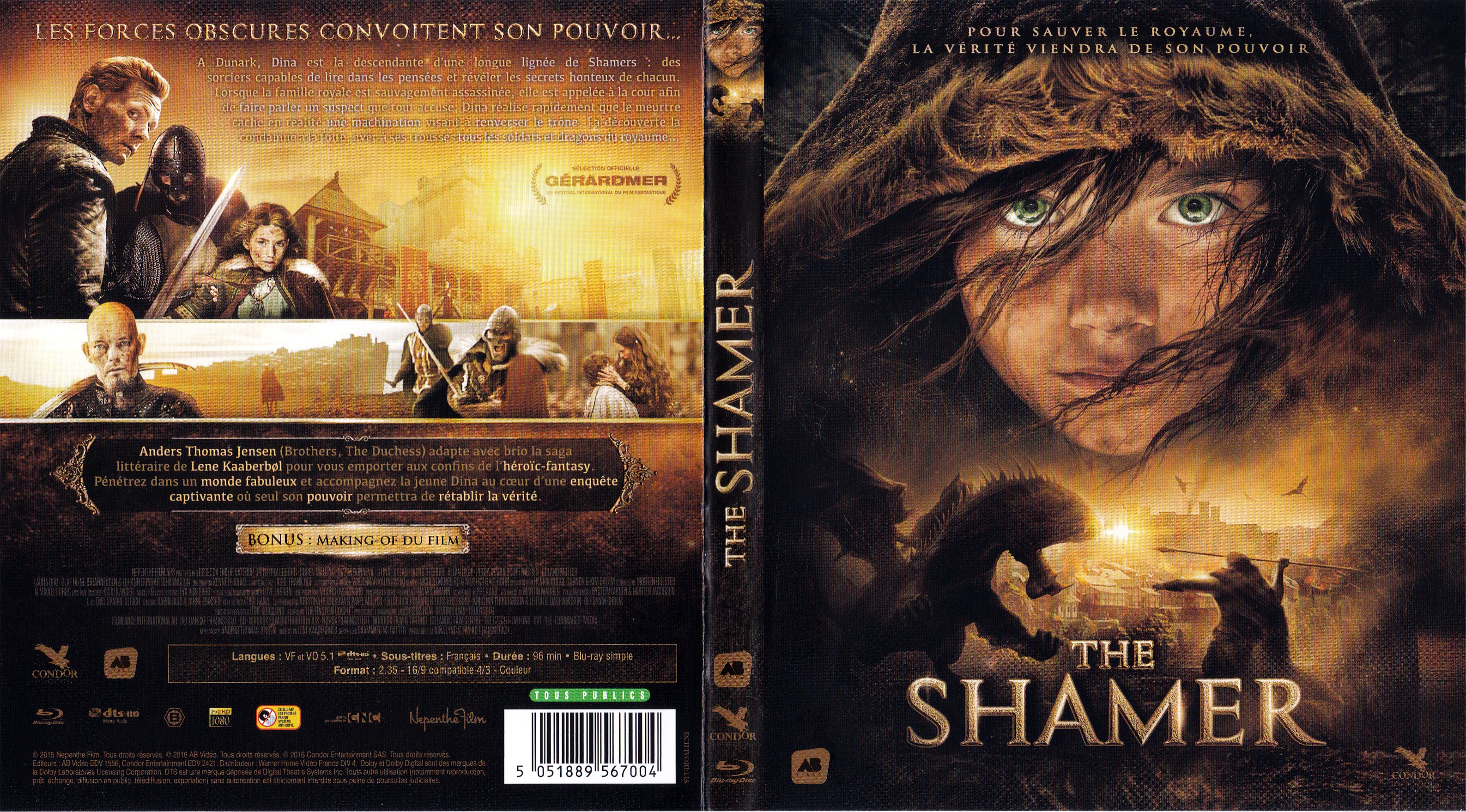 Jaquette DVD The shamer (BLU-RAY)
