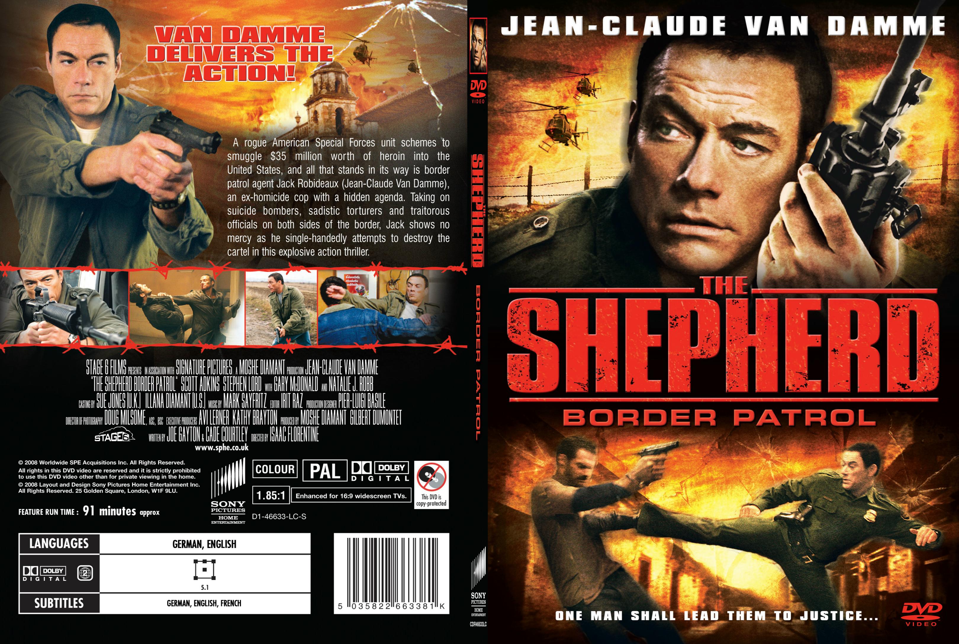Jaquette DVD The shepherd - Border patrol - SLIM