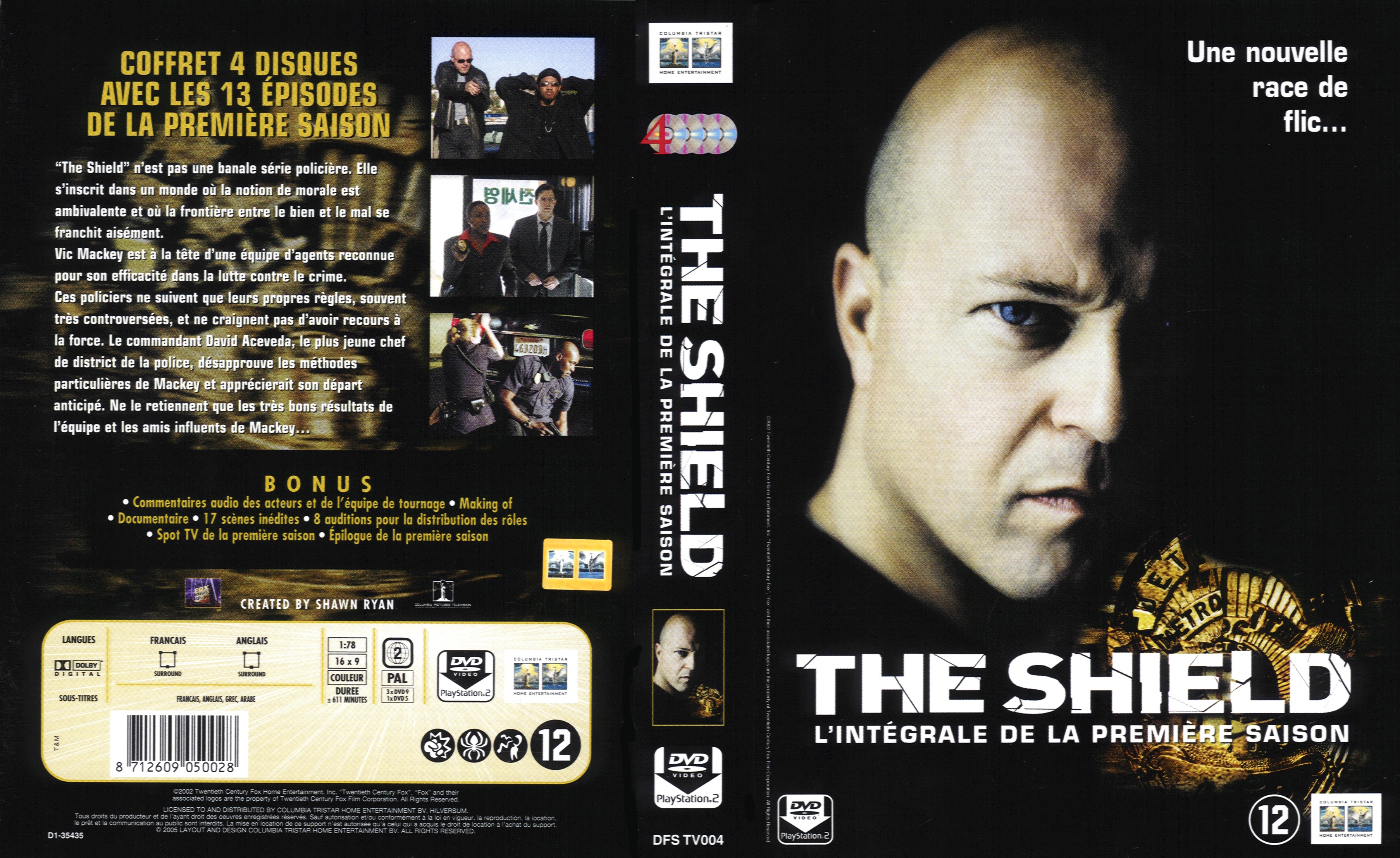 Jaquette DVD The shield Saison 1 COFFRET v2