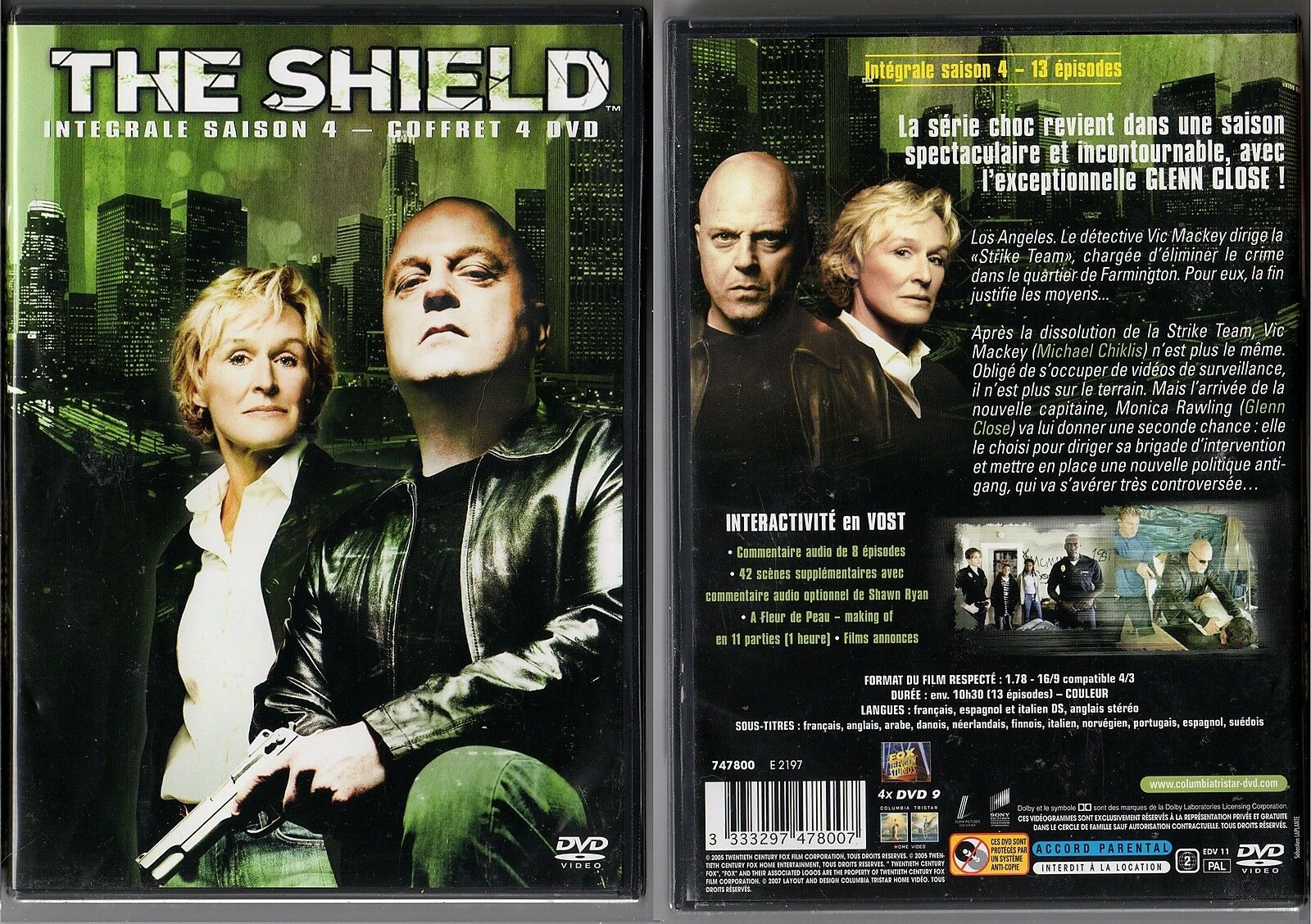 Jaquette DVD The shield Saison 4