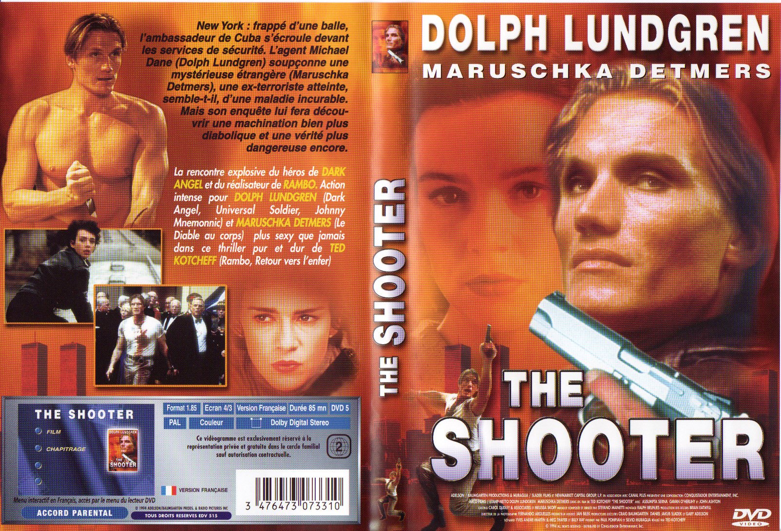 Jaquette DVD The shooter
