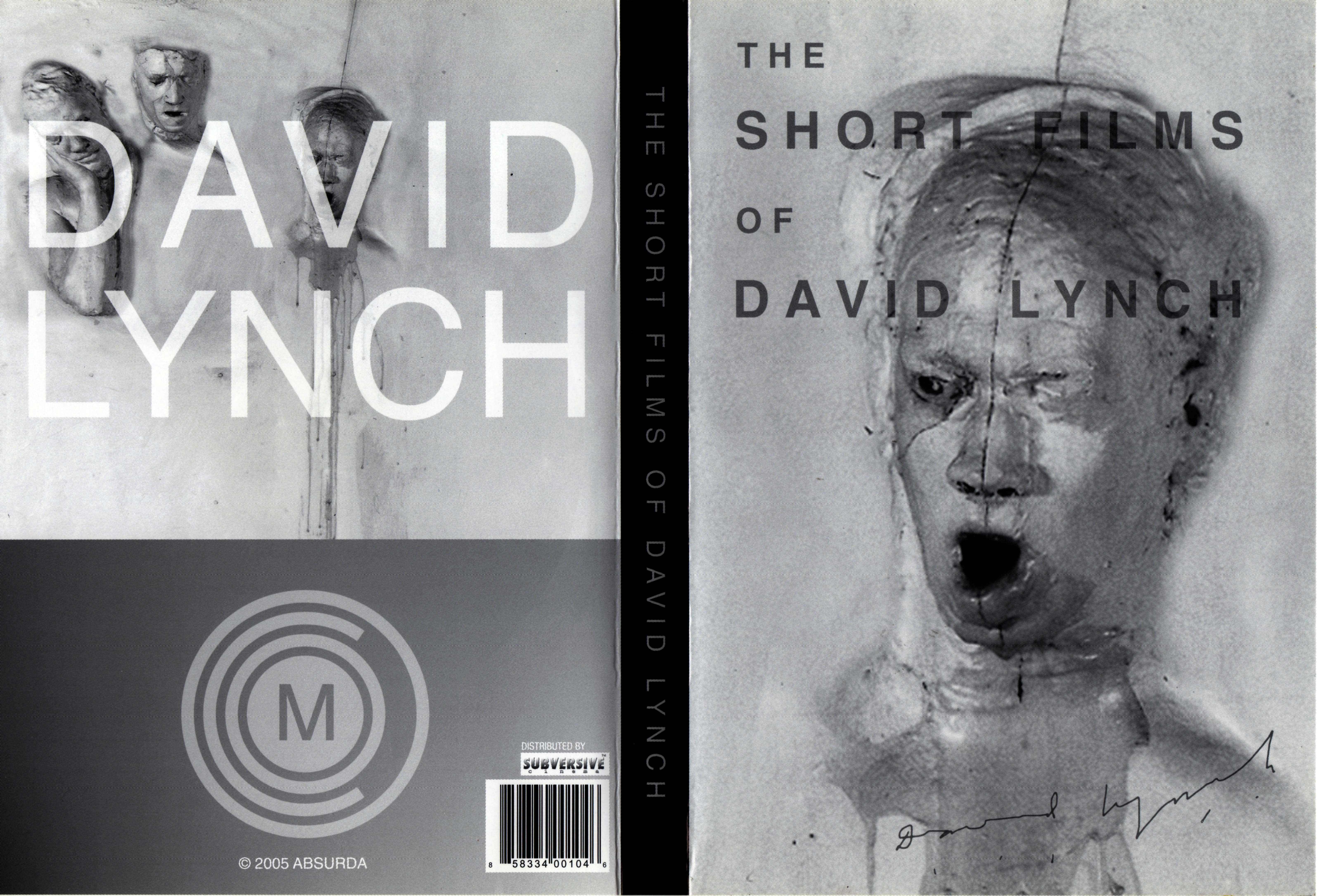 Jaquette DVD The short films of David Lynch