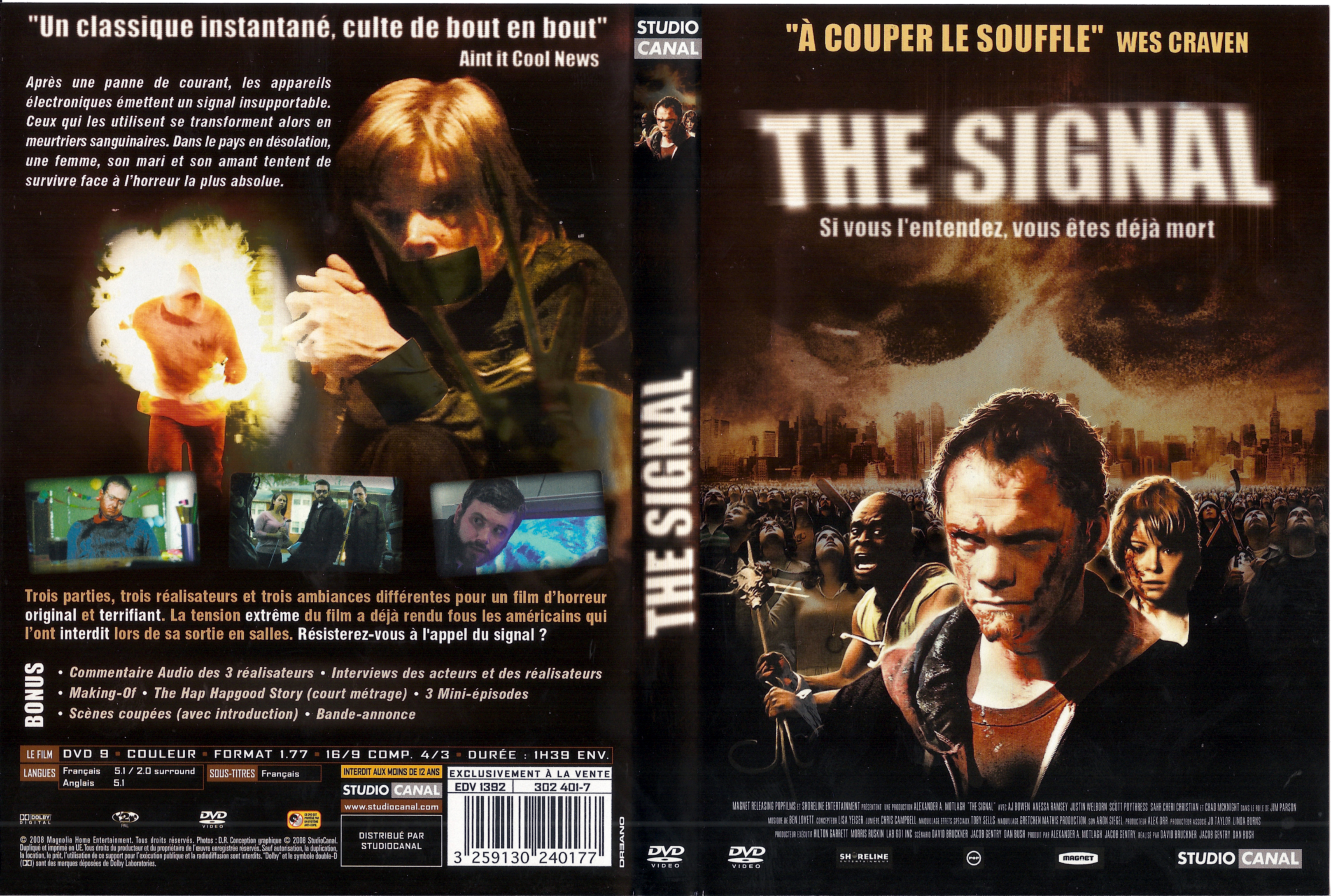 Jaquette DVD The signal