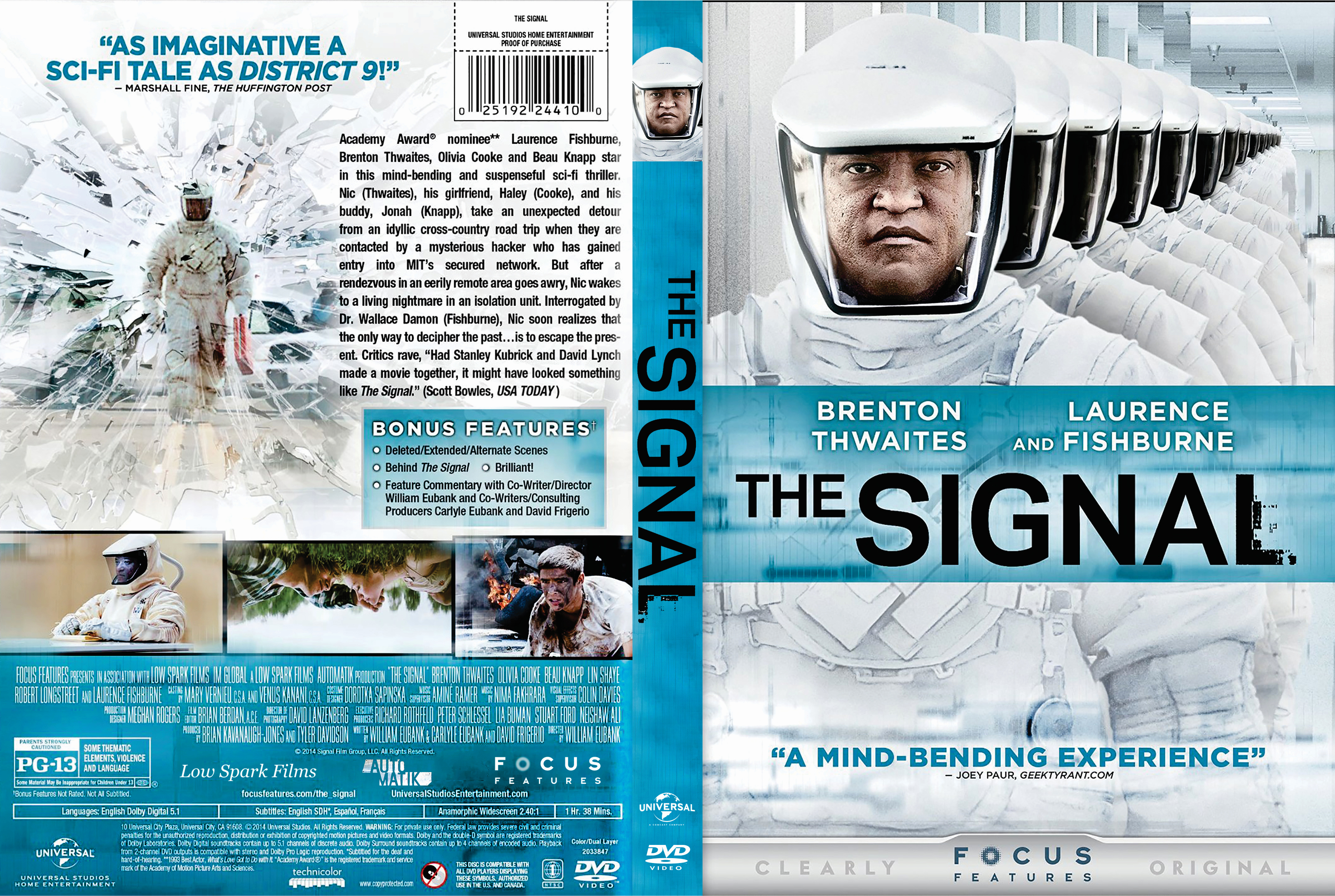 Jaquette DVD The signal (2014) Zone 1