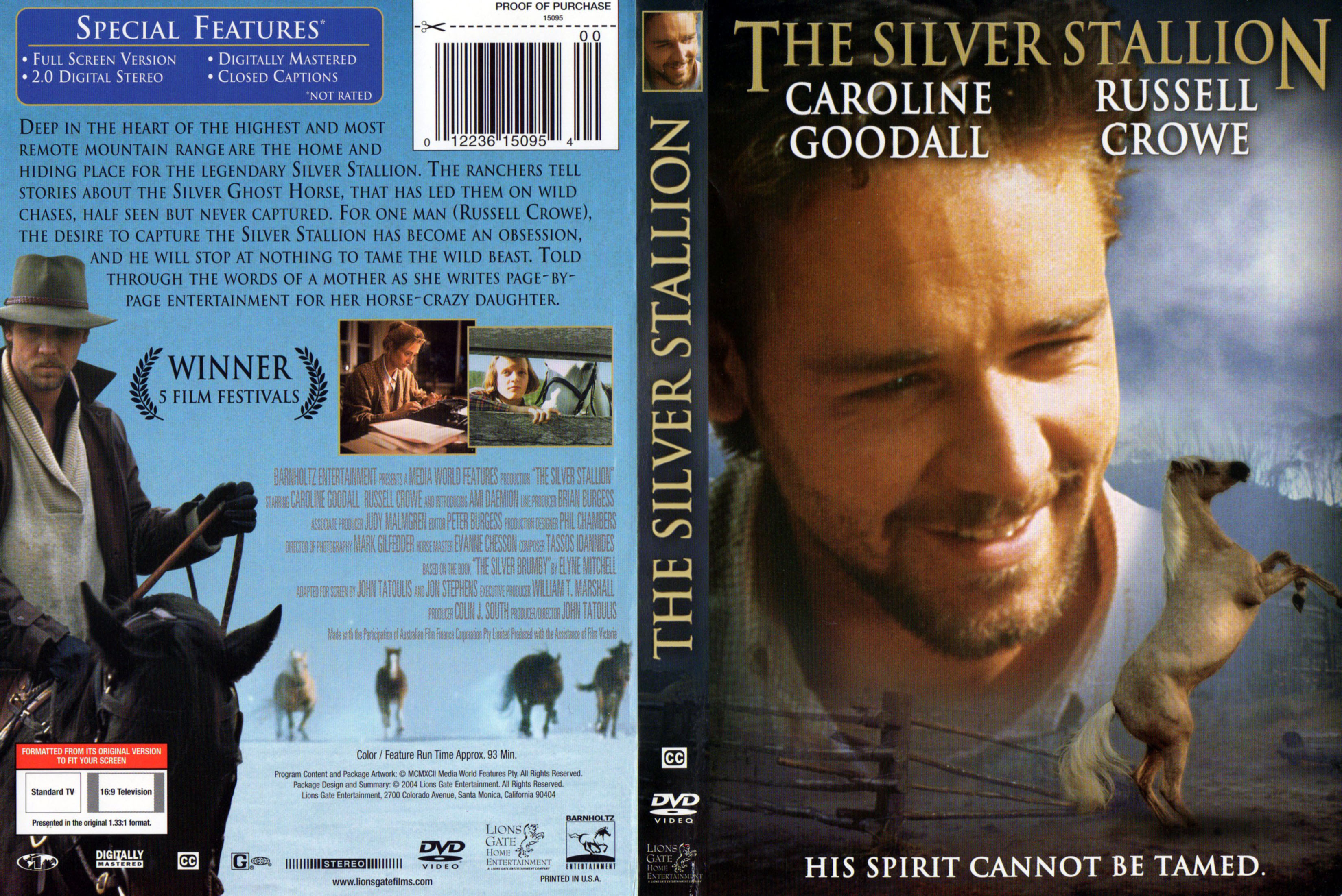 Jaquette DVD The silver stallion Zone 1