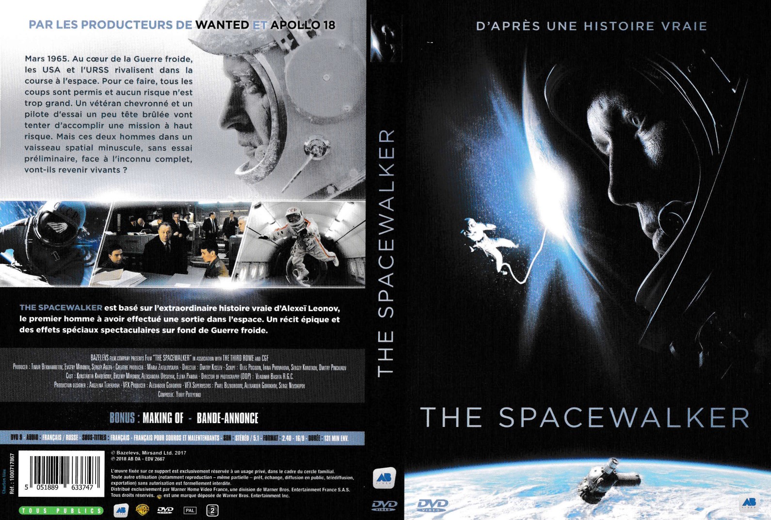 Jaquette DVD The spacewalker
