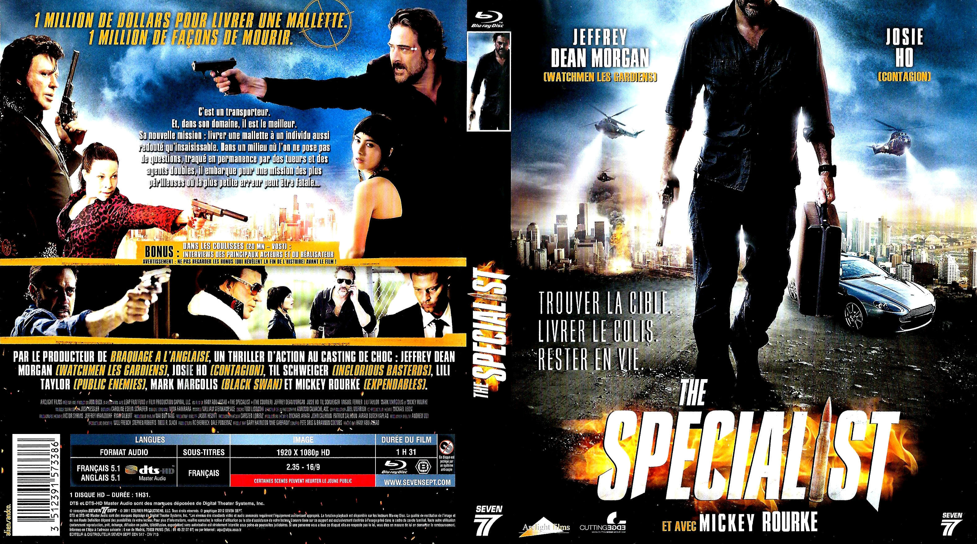 Jaquette DVD The specialist (BLU-RAY)